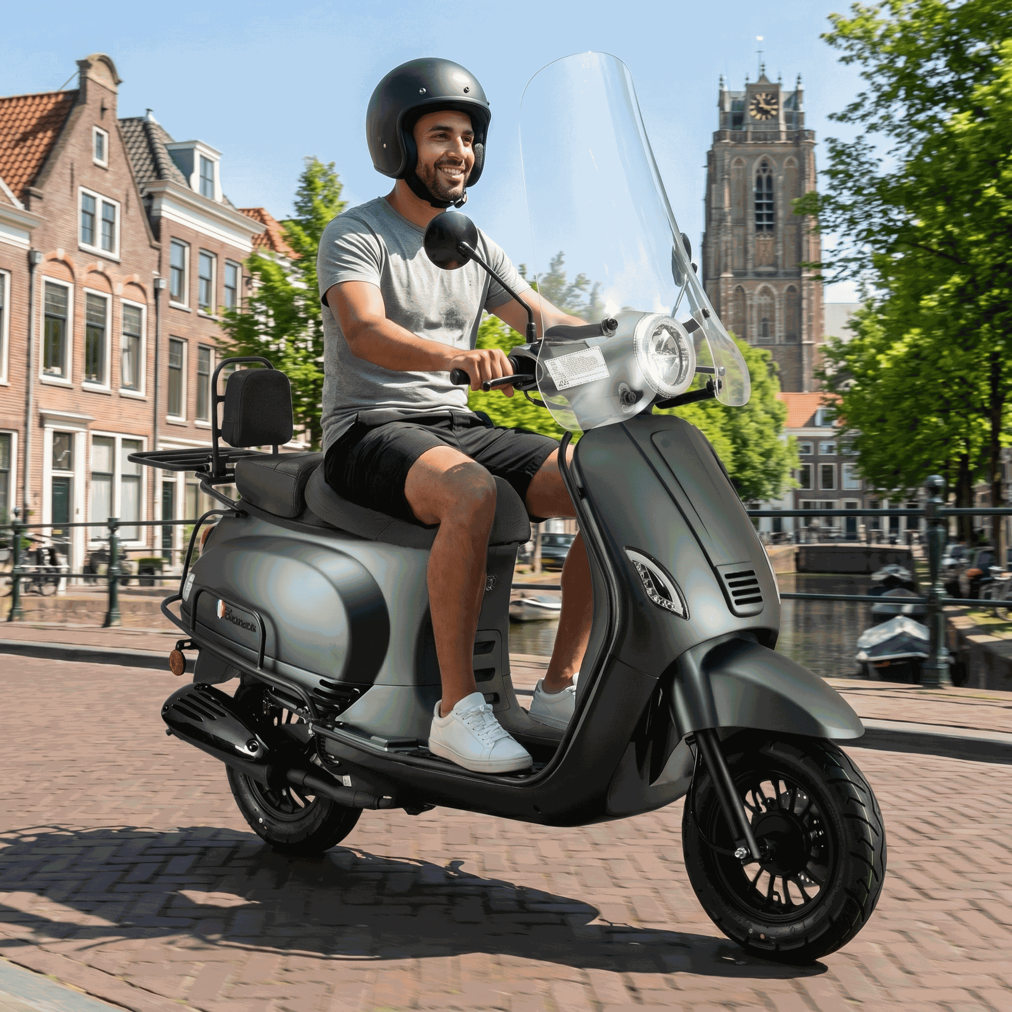 Senzo RivaLux Special Matgroen - Voordeelscooters.nl