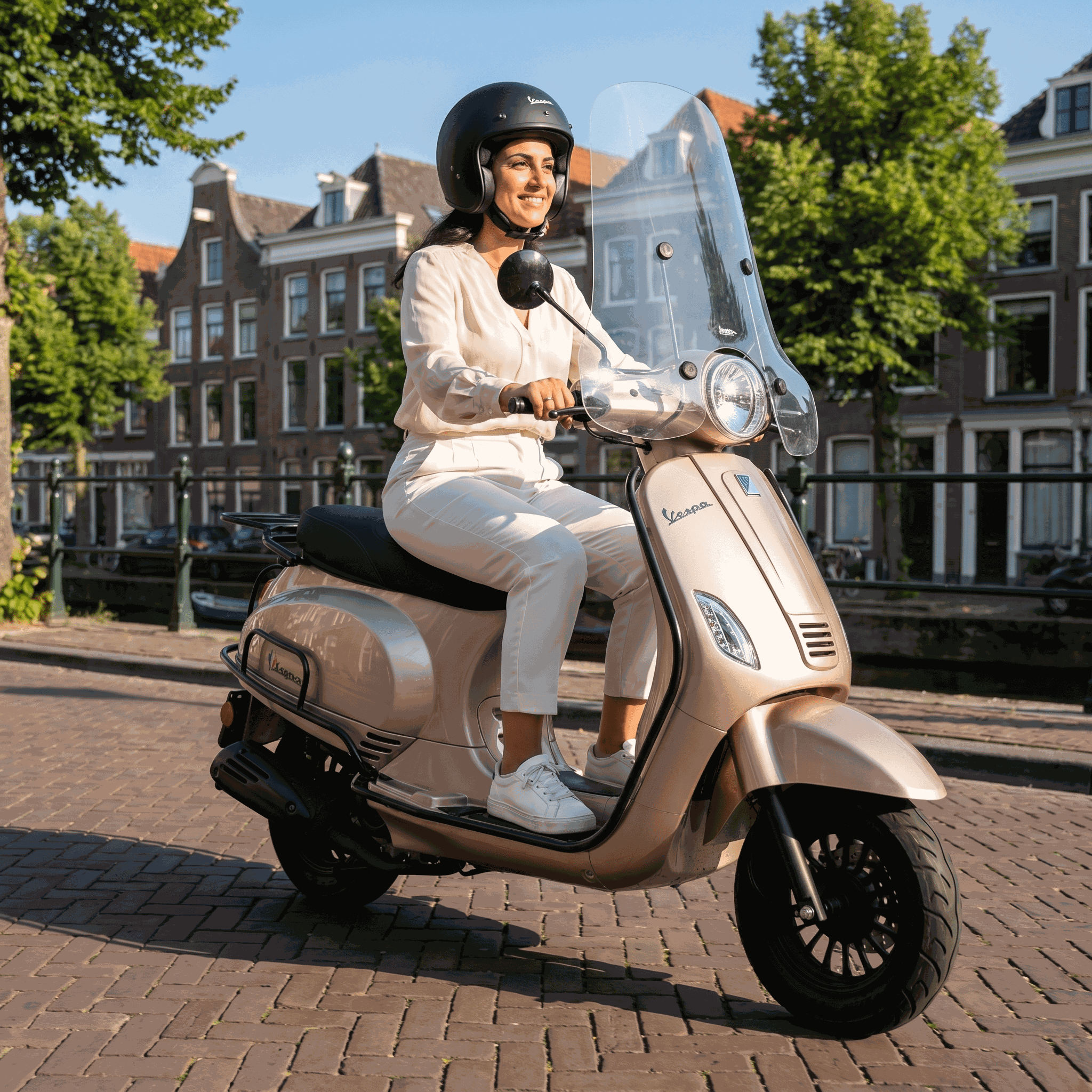 Senzo RivaLux Special Champagne - Voordeelscooters.nl