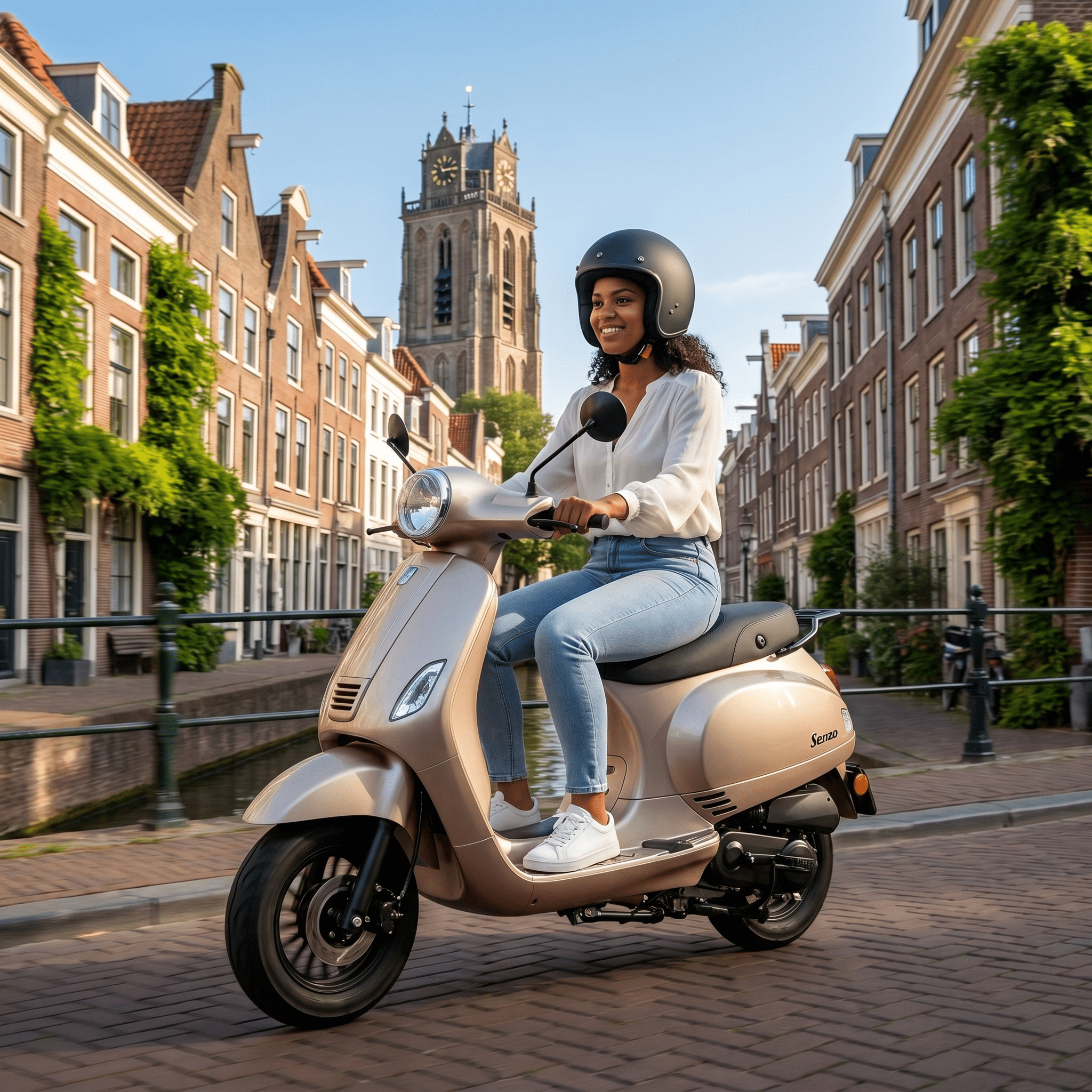 Senzo RivaLux Champagne - Voordeelscooters.nl