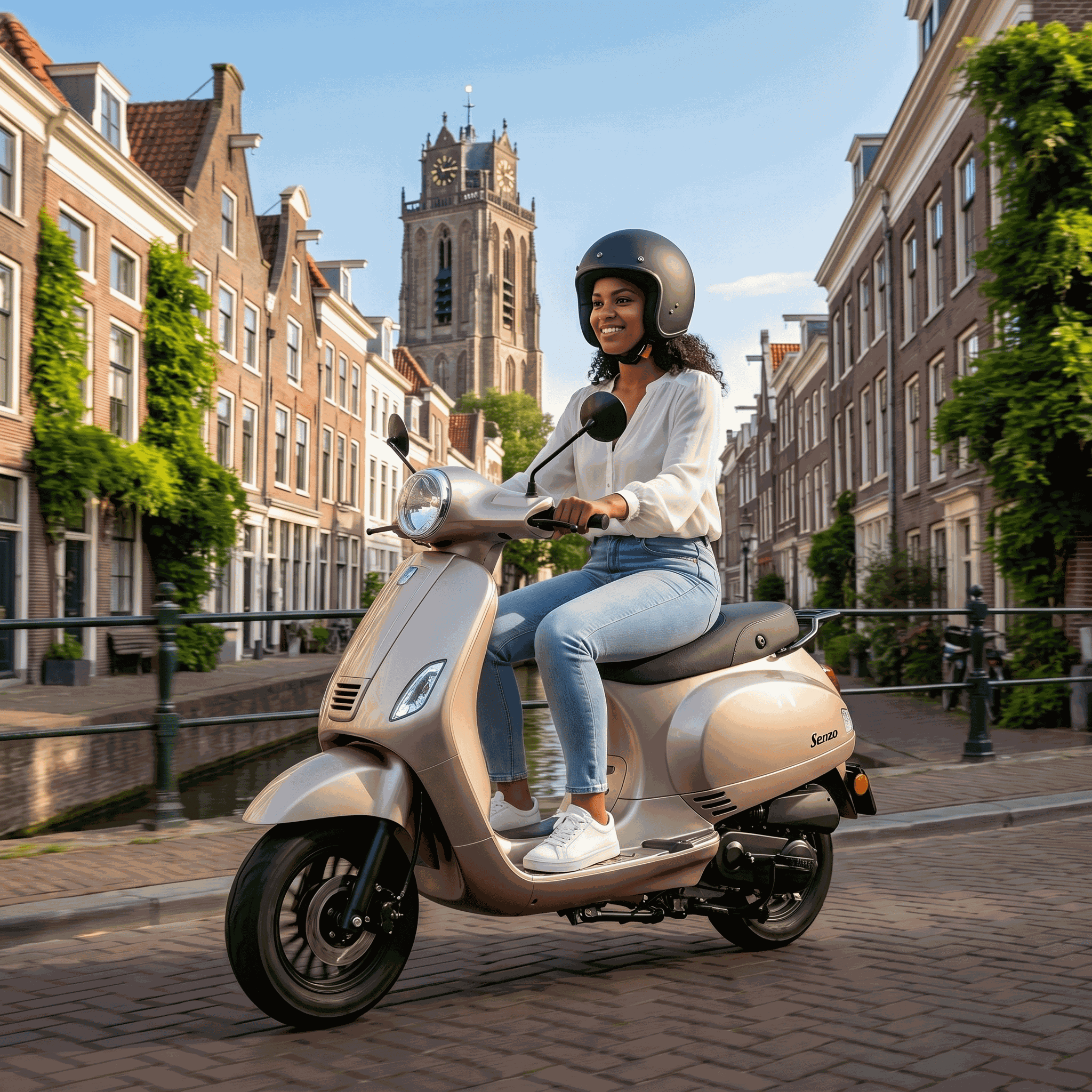 Senzo RivaLux Champagne - Voordeelscooters.nl
