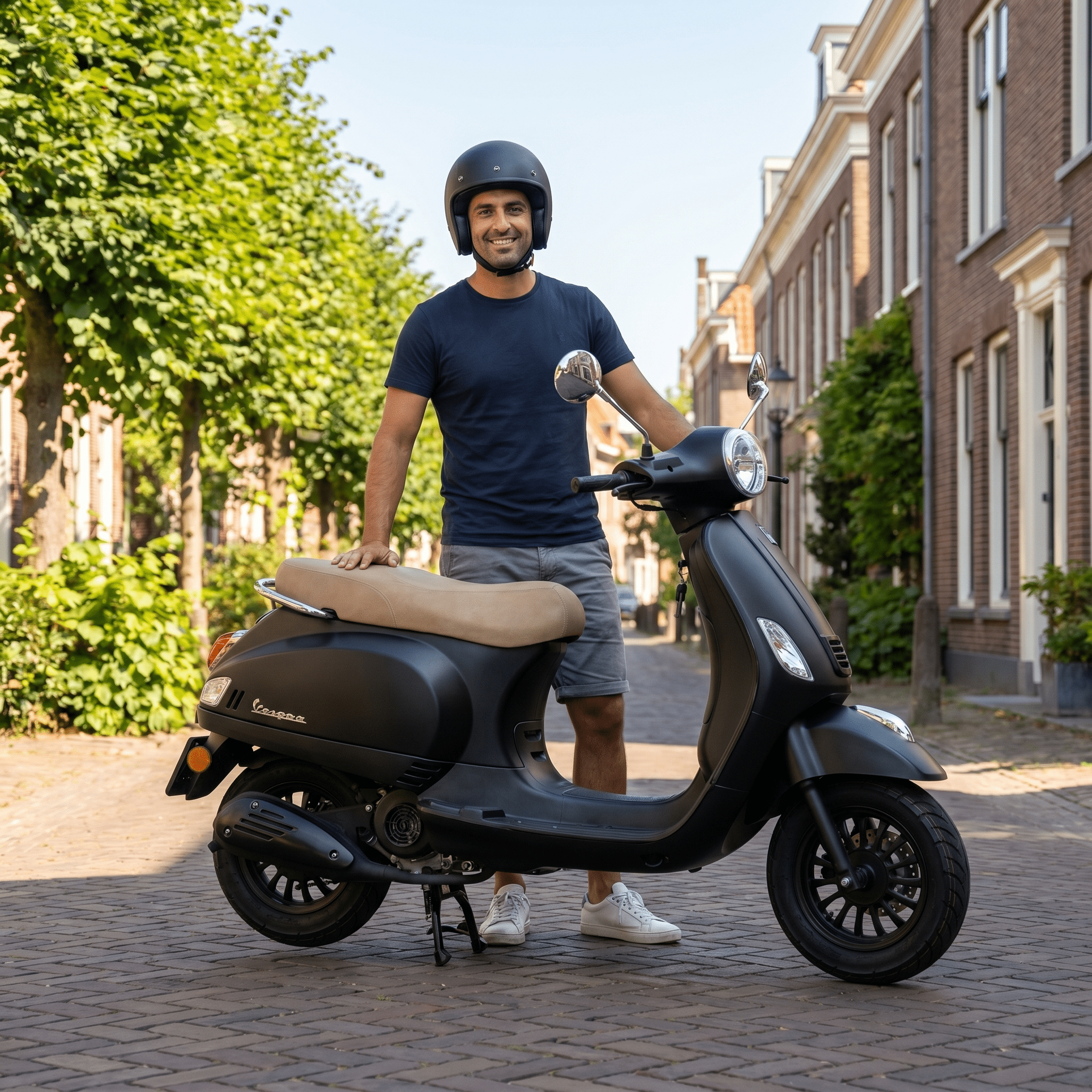Senzo RivaLux Matzwart - Voordeelscooters.nl