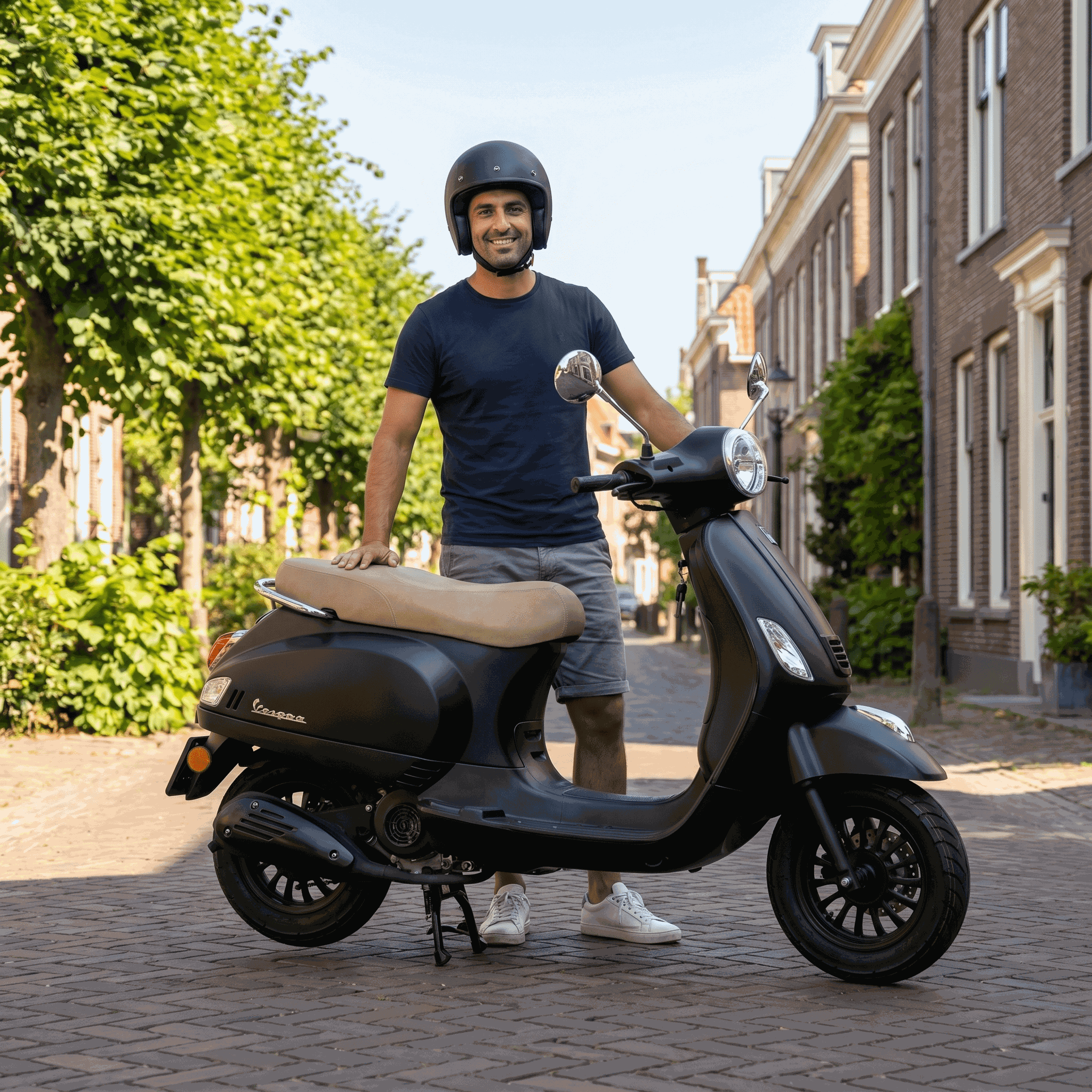 Senzo RivaLux Matzwart - Voordeelscooters.nl