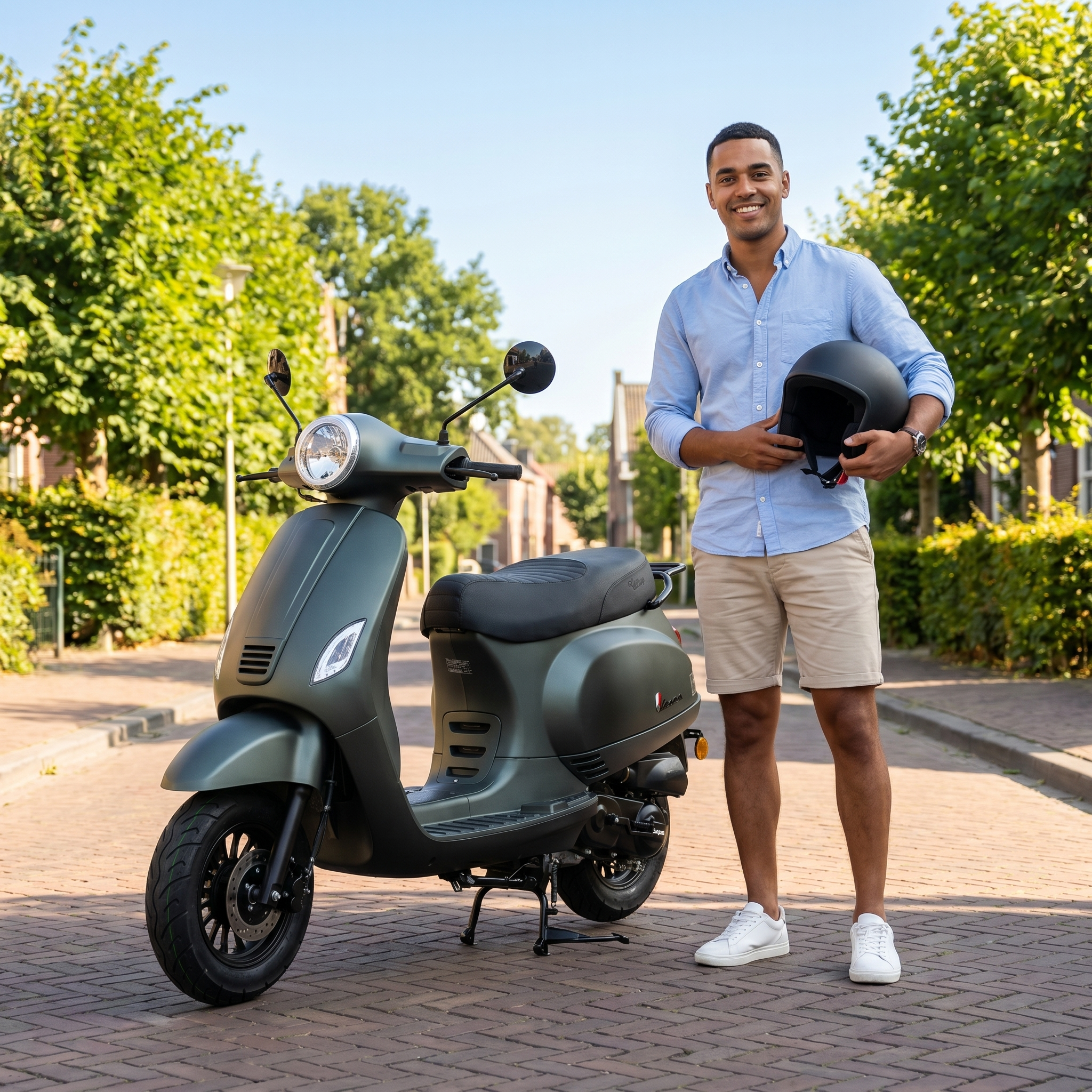 Senzo RivaLux Matgroen - Voordeelscooters.nl