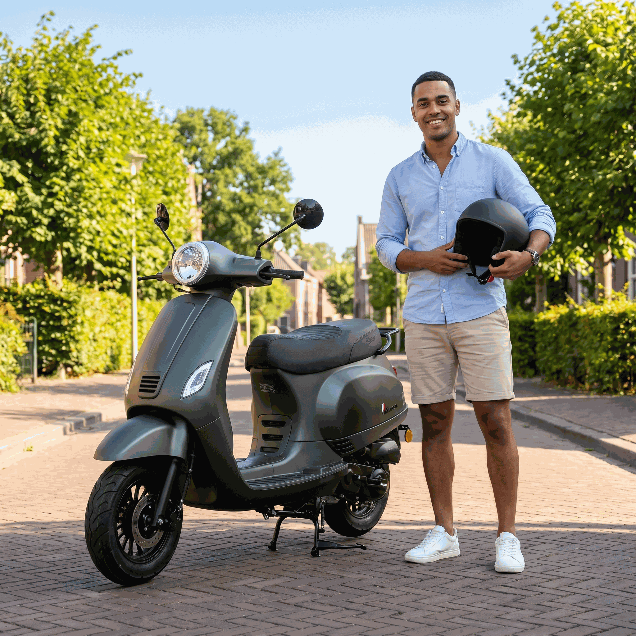 Senzo RivaLux Matgroen - Voordeelscooters.nl