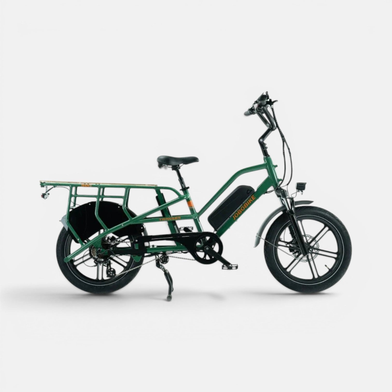Jobobike Transer Longtail - Groen - Voordeelscooters.nl
