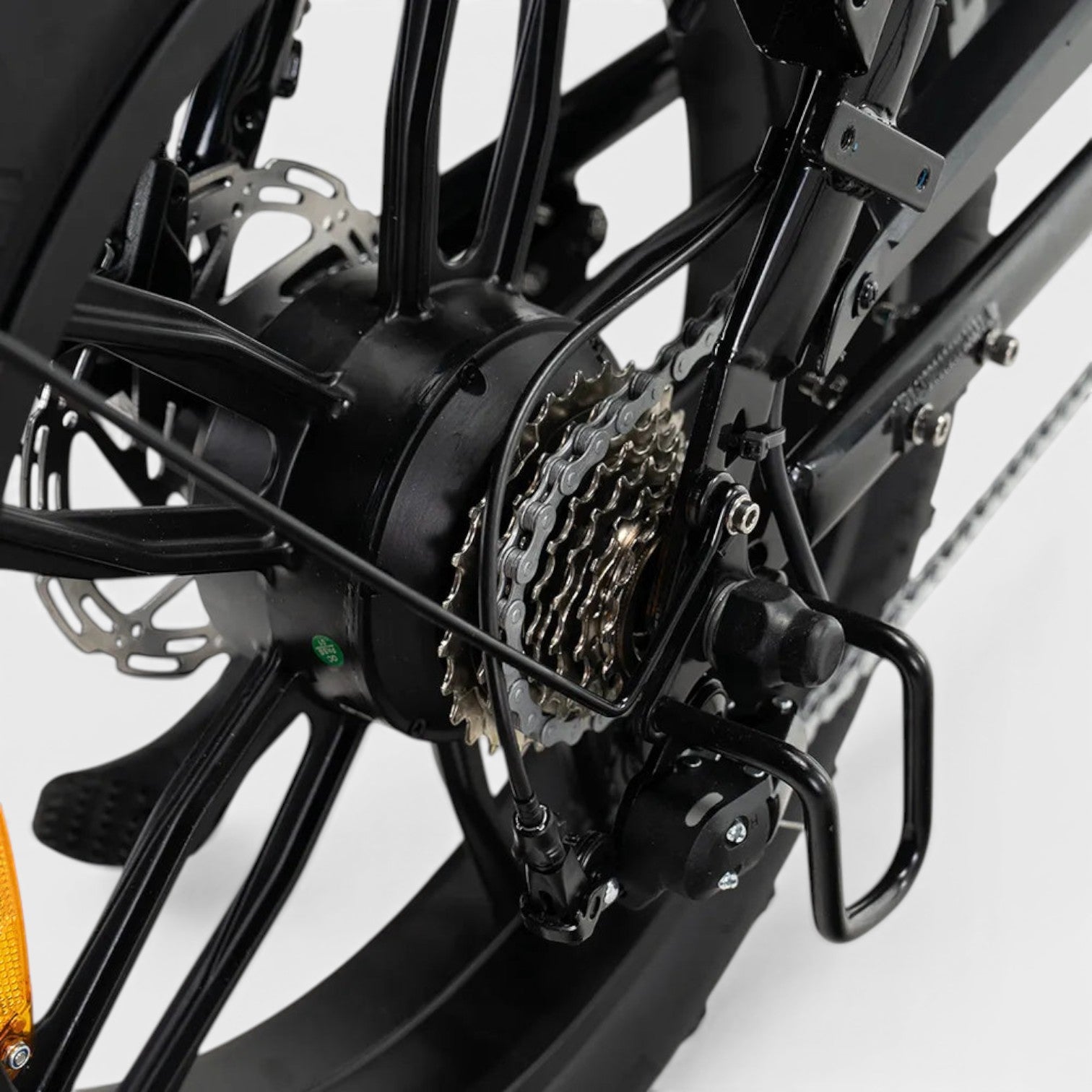Ouxi V8/C80 Fatbike Zwart Hydraulische Remmen - Voordeelscooters.nl
