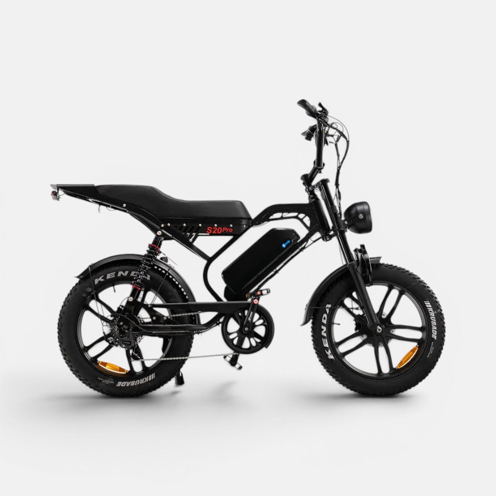 QM Wheels S20 Pro Zwart - 25 KM/H - Voordeelscooters.nl