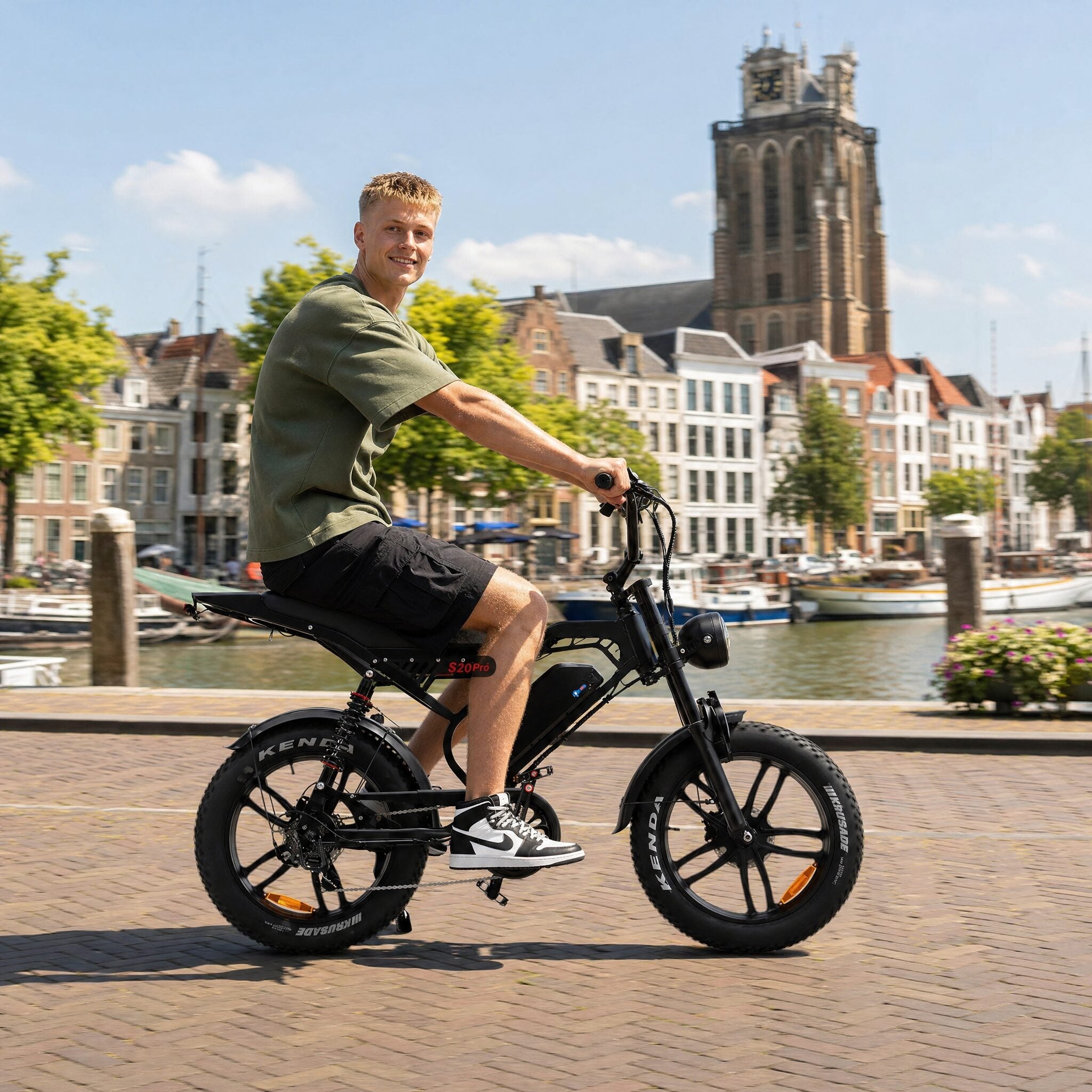 QM Wheels S20 Pro Zwart - 25 KM/H - Voordeelscooters.nl