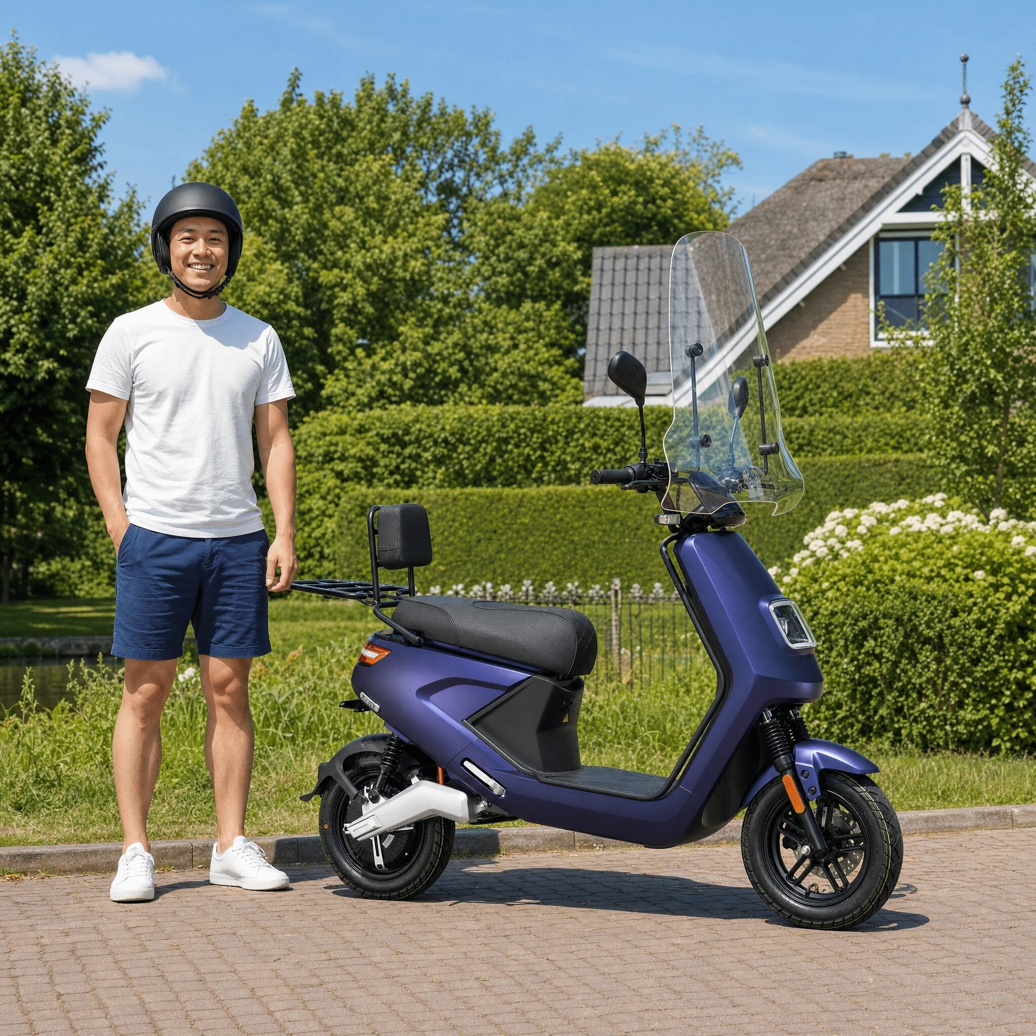 IVA E - GO S4 Special Matblauw - Voordeelscooters.nl