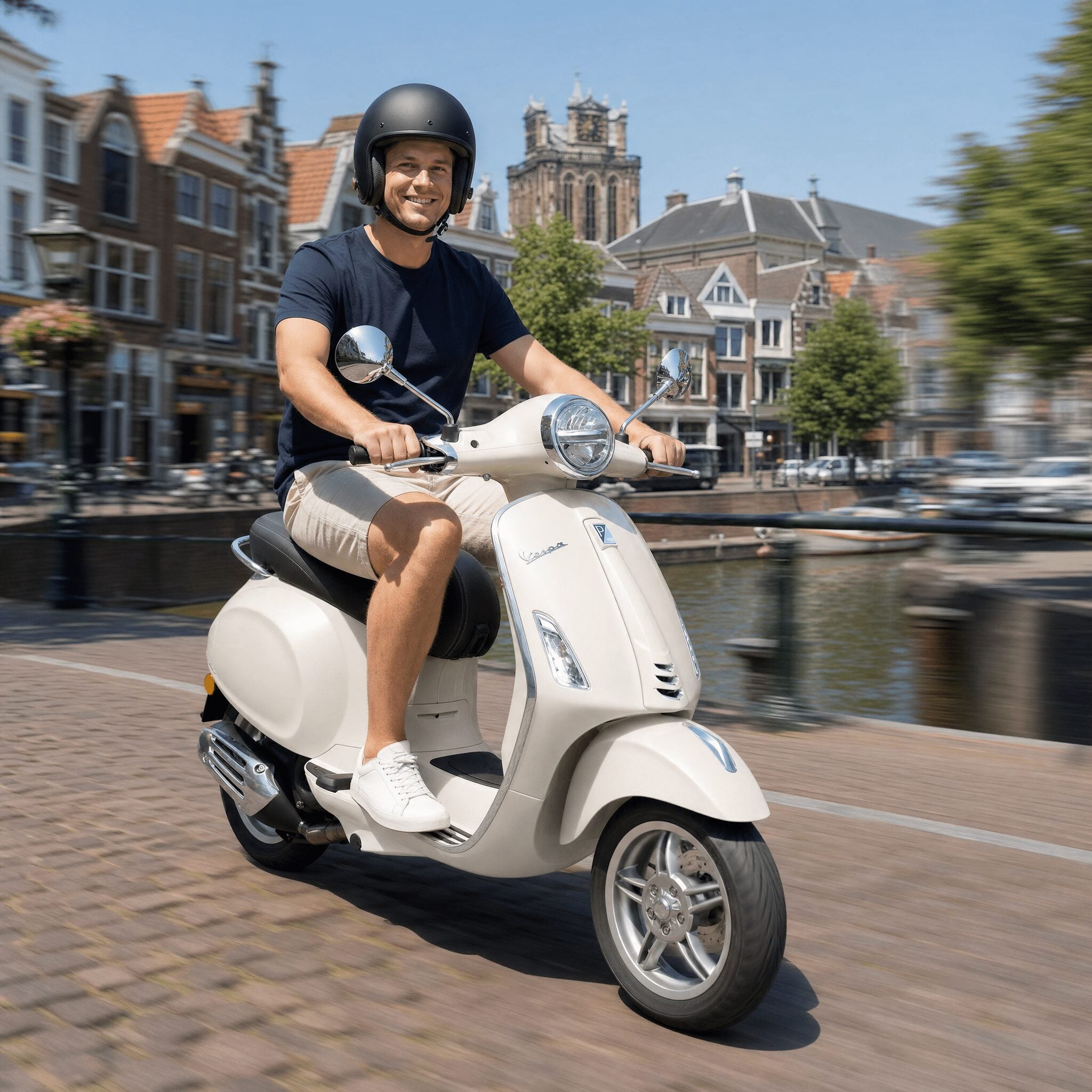 Vespa Primavera Wit - Voordeelscooters.nl