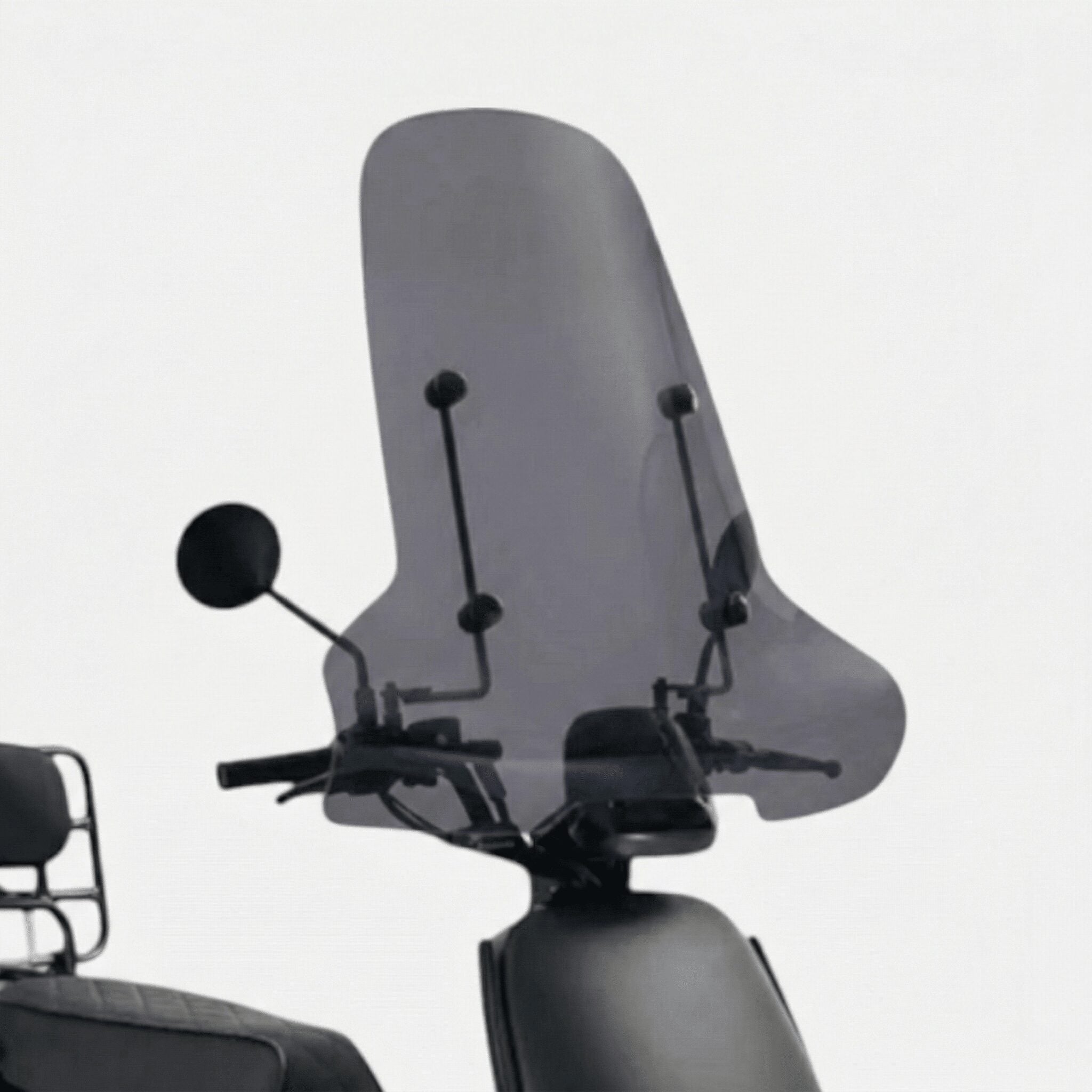 Senzo Balance 2.0 Windscherm Hoog Smoke - Voordeelscooters.nl