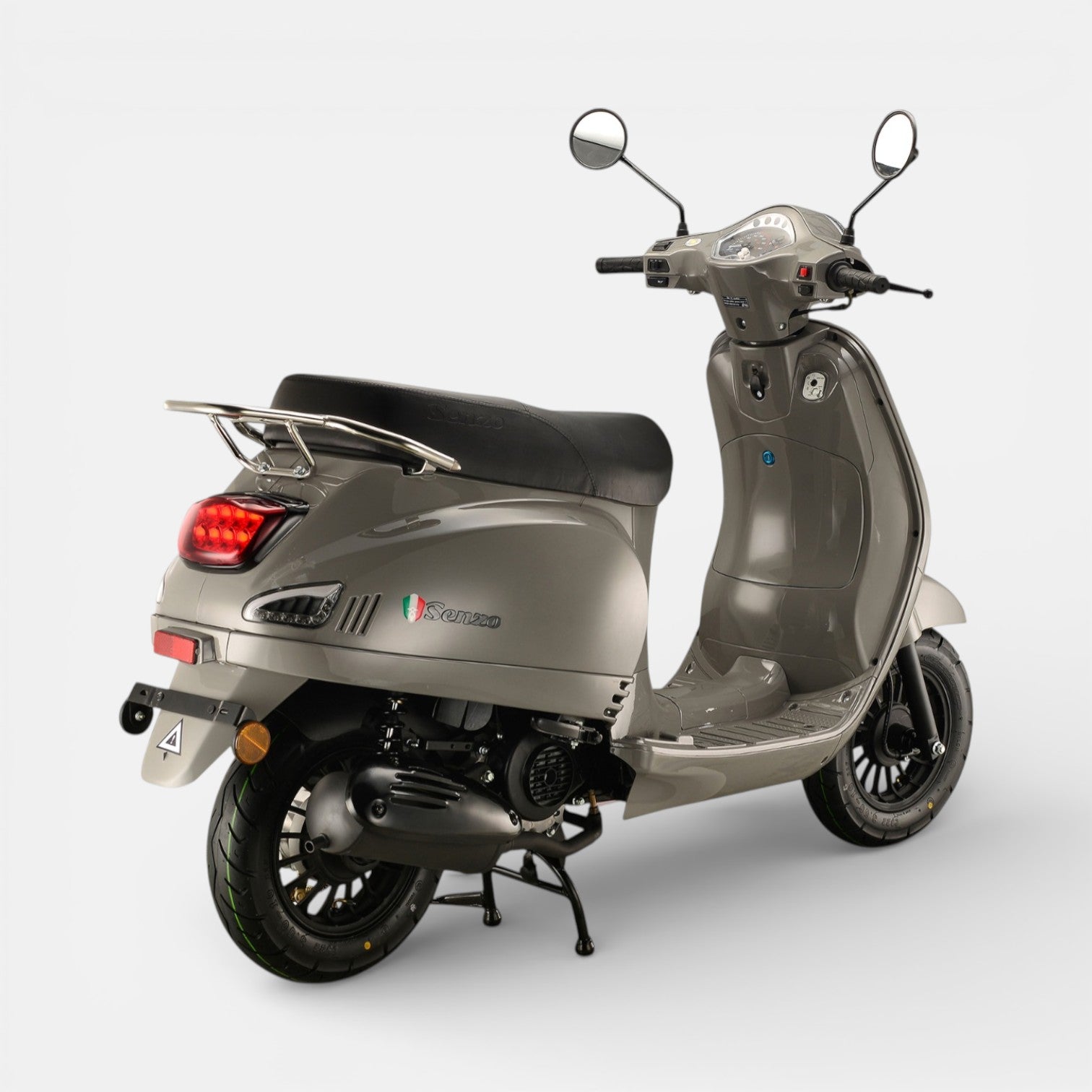 Senzo RivaLux Nardo Grijs - Voordeelscooters.nl