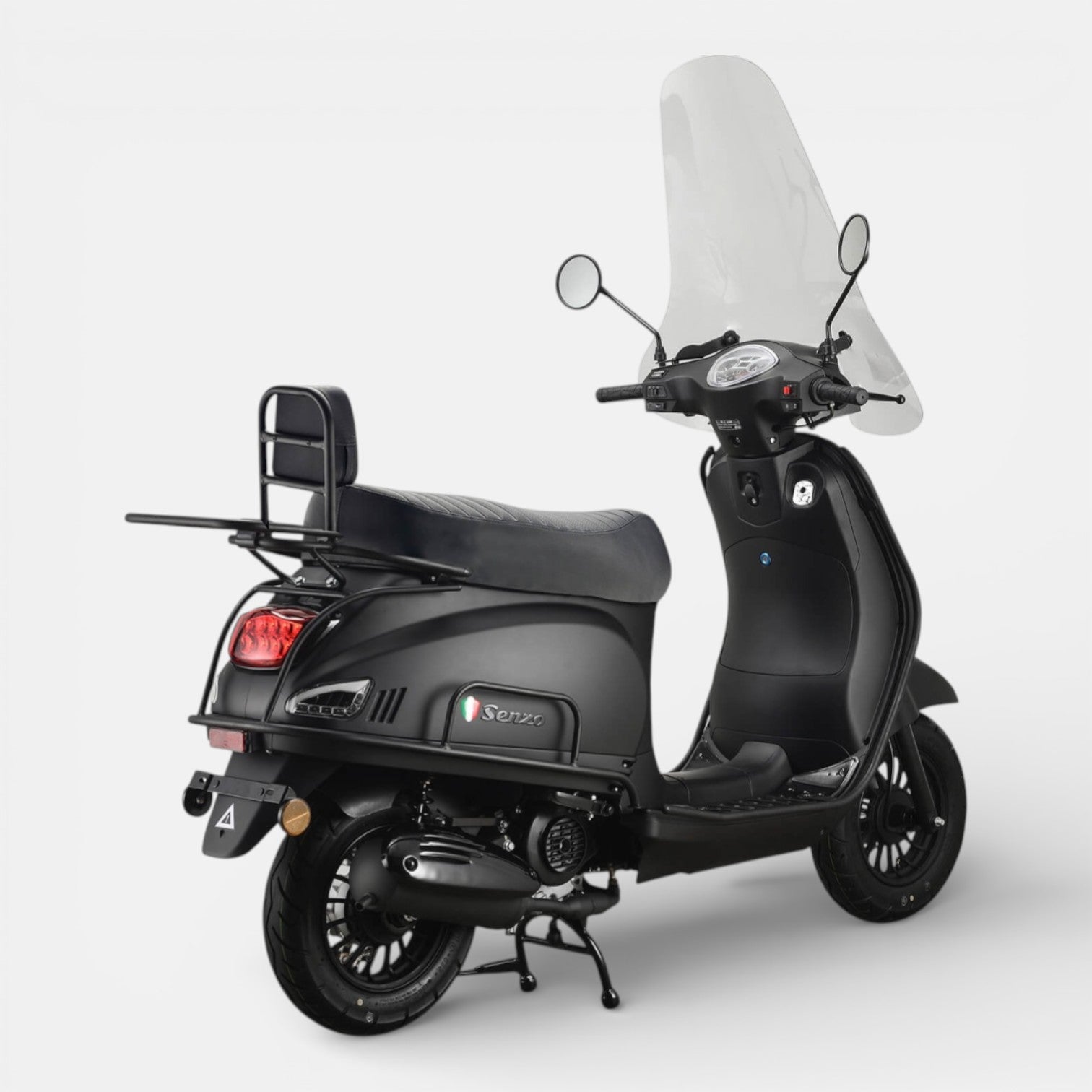 Senzo RivaLux S Special Matzwart - Voordeelscooters.nl