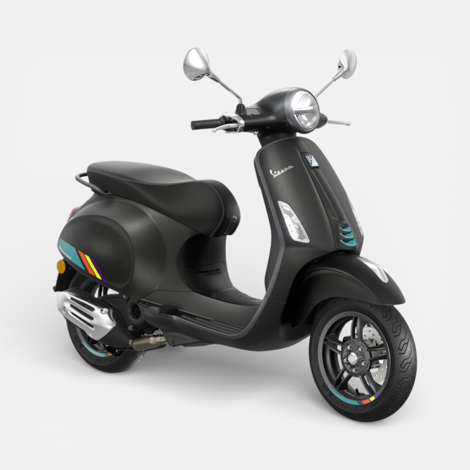Vespa Primavera S Matzwart - Voordeelscooters.nl