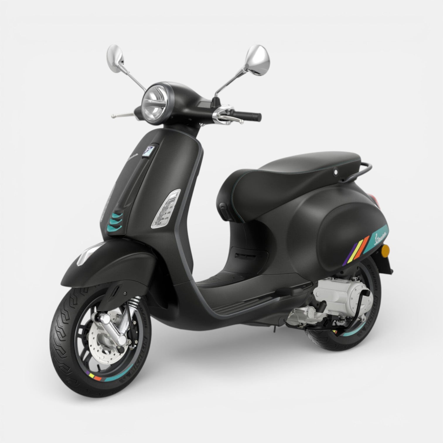 Vespa Primavera S Matzwart - Voordeelscooters.nl