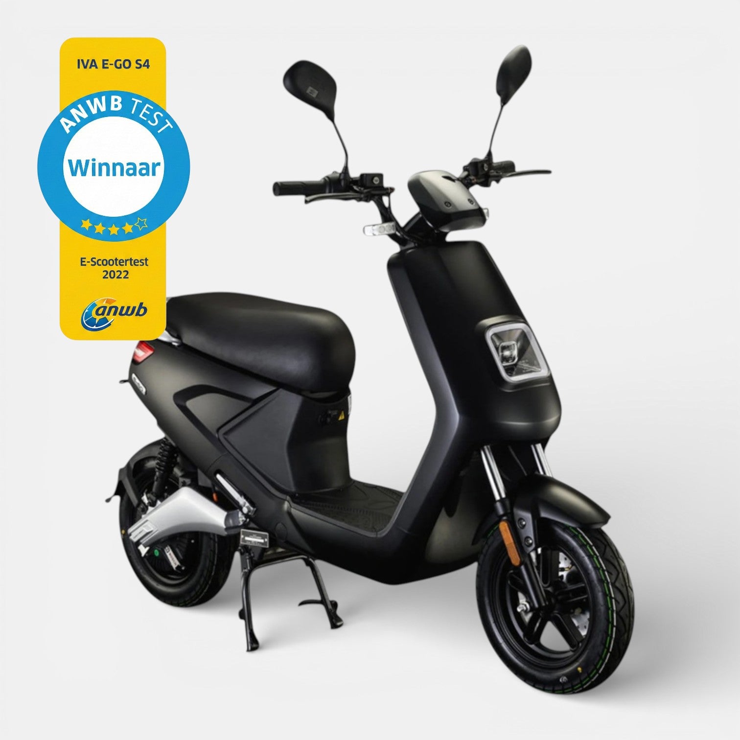 IVA E - GO S4 Matzwart - Voordeelscooters.nl