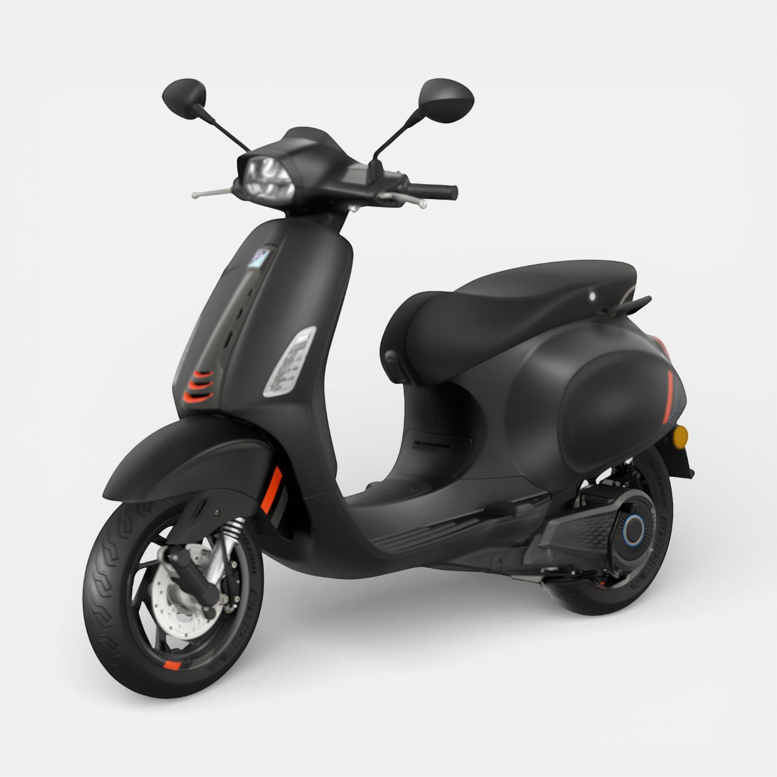 Vespa Sprint S Elektrisch Matzwart - Voordeelscooters.nl