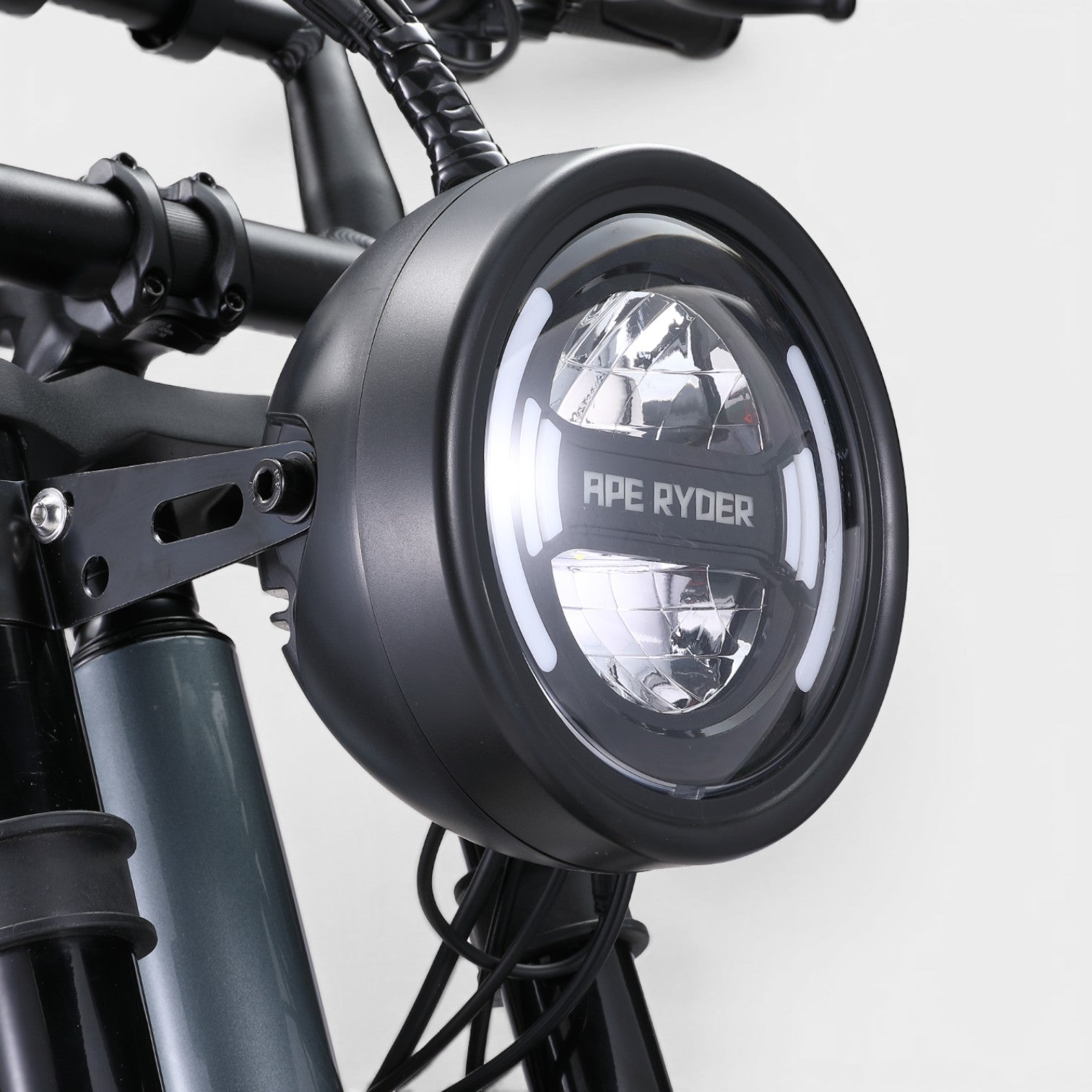 Ape Ryder A10 Fatbike Grijs - 25KM/H - Voordeelscooters.nl