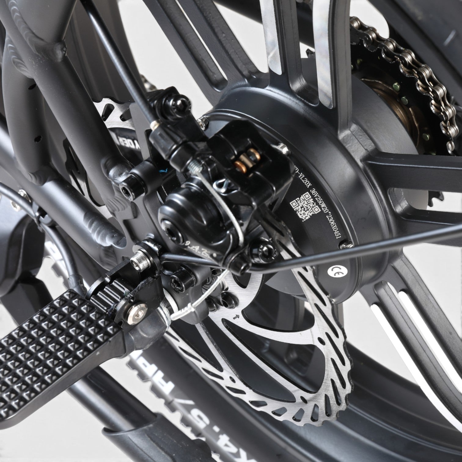 Ape Ryder A10 Pro Fatbike Zwart - 25KM/H - Voordeelscooters.nl