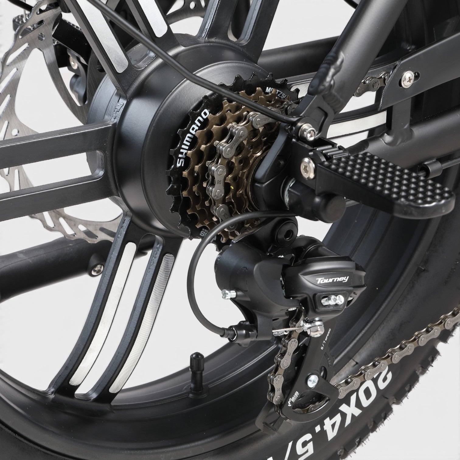 Ape Ryder A10 Fatbike Zwart - 25KM/H - Voordeelscooters.nl