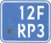 Blauw kenteken snorfiets