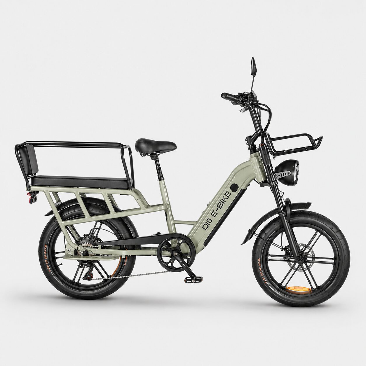 Ouxi Q10 Longtail - Zwart - Voordeelscooters.nl