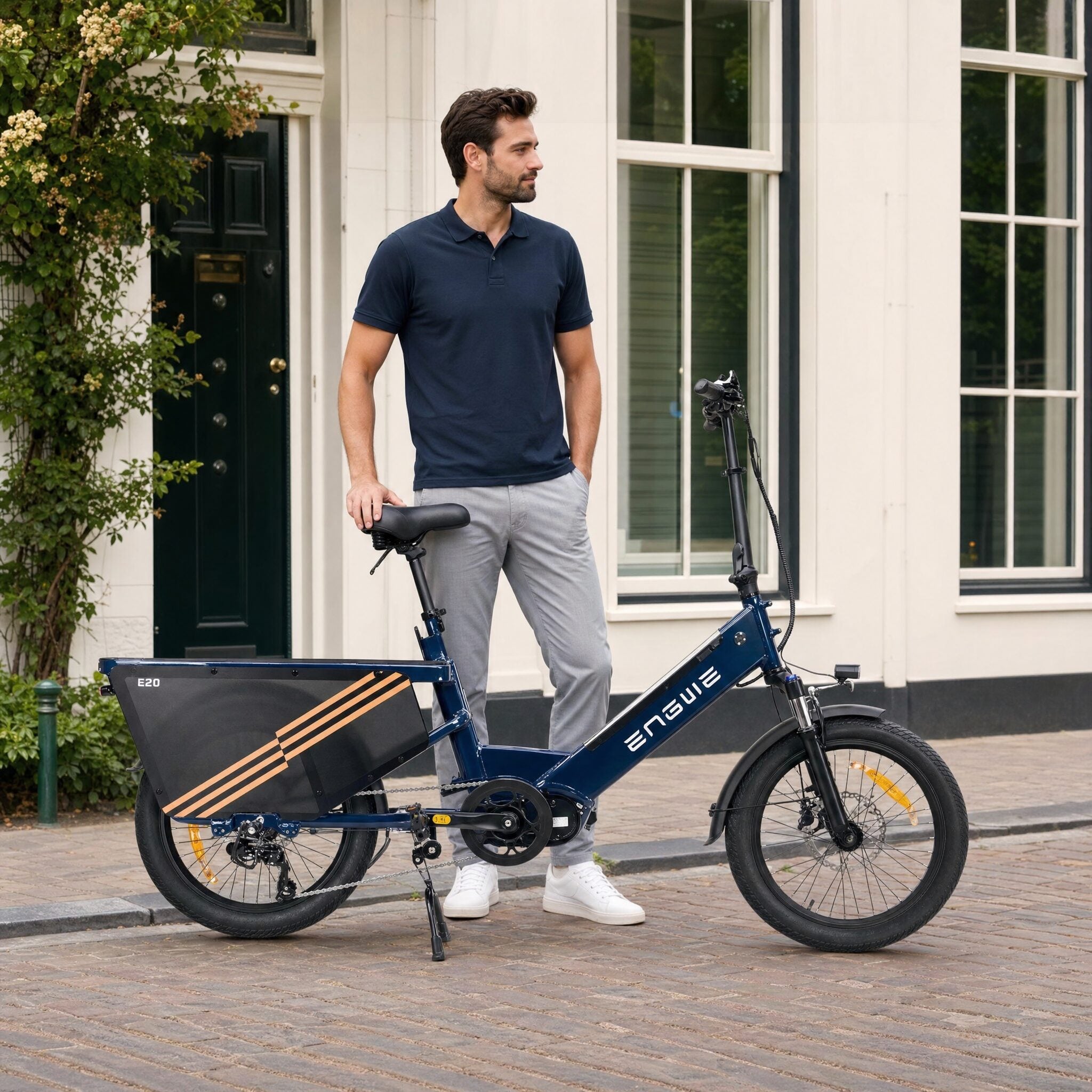 Engwe LE20 Longtail - Blauw - Voordeelscooters.nl