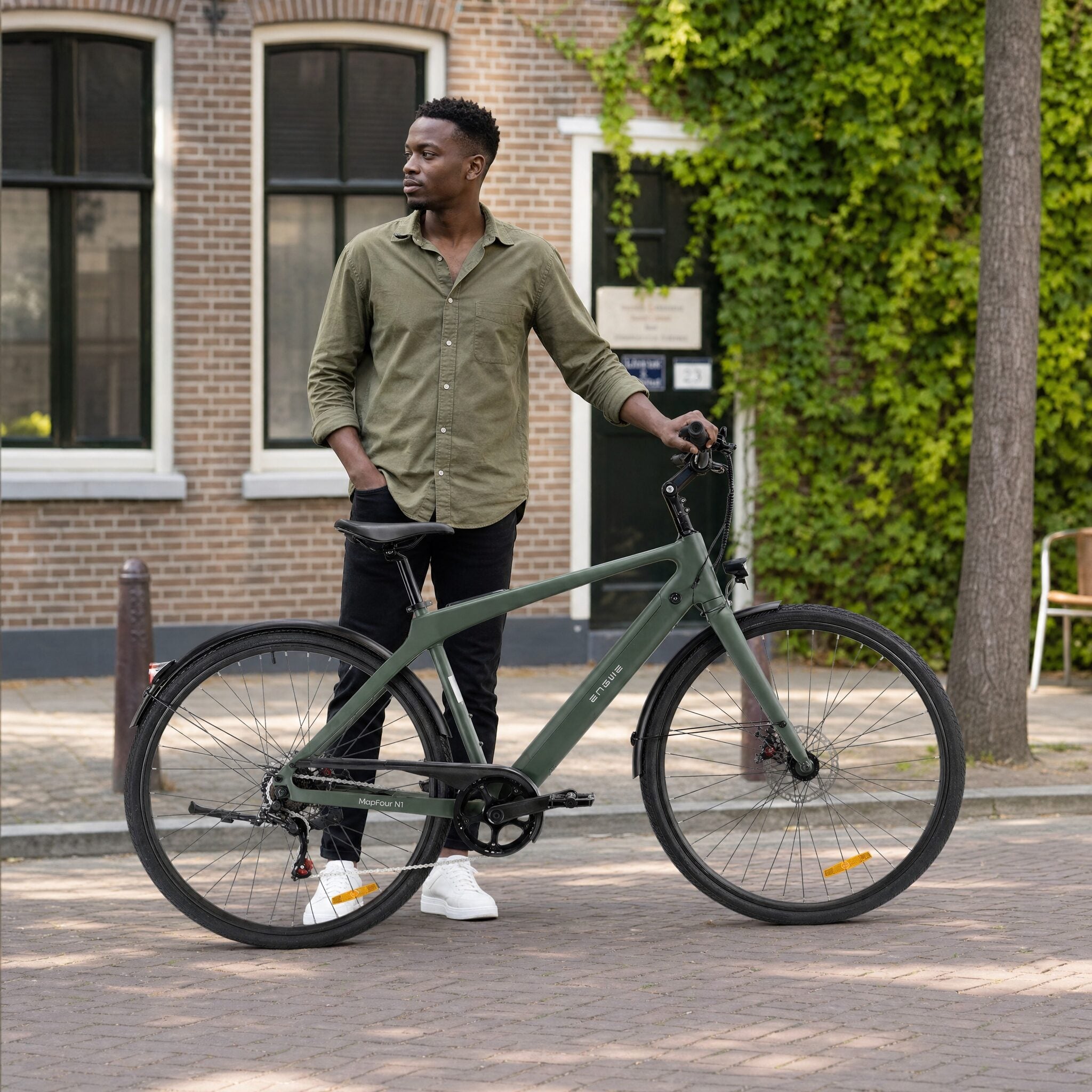 Engwe Mapfour N1 Air Groen - Voordeelscooters.nl