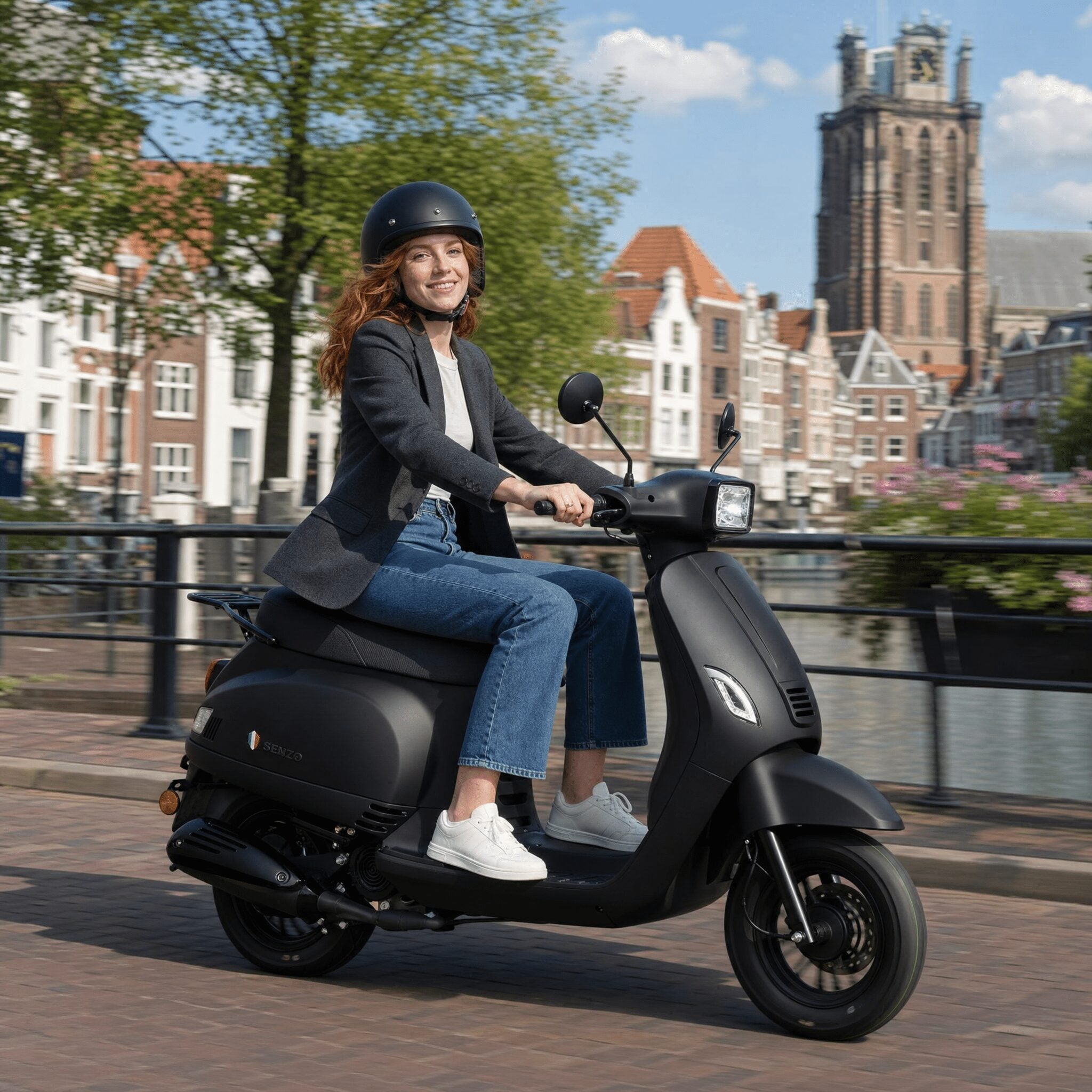 Senzo RivaLux S Matzwart - Voordeelscooters.nl