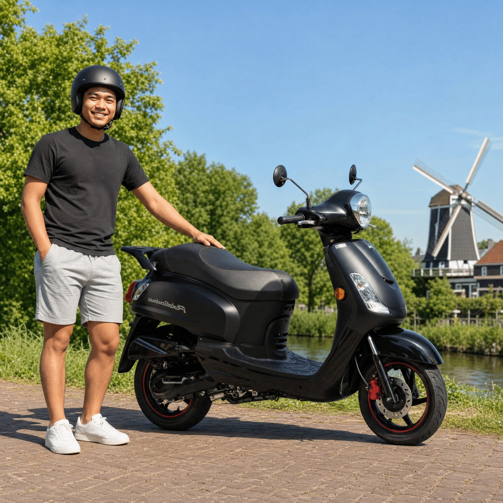 SYM Fiddle 2 Mat Zwart - Voordeelscooters.nl