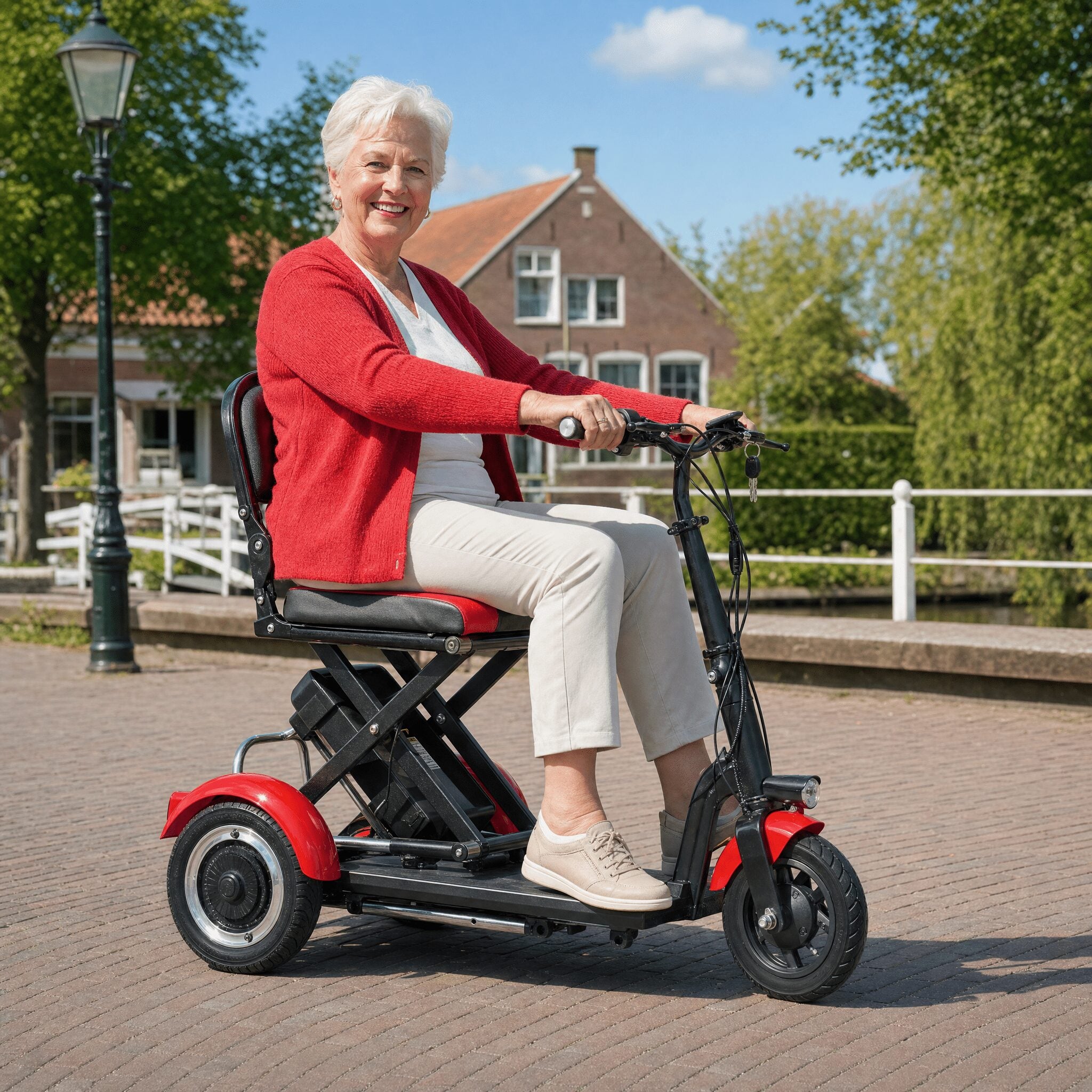IVA Traveler 300 Rood - Voordeelscooters.nl