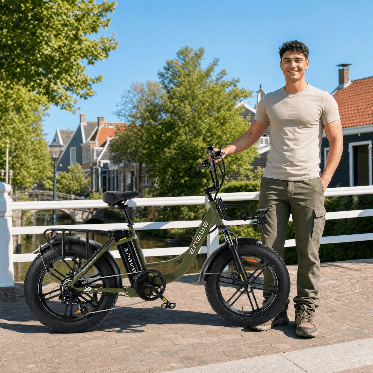 Engwe L20 Fatbike Groen - Voordeelscooters.nl
