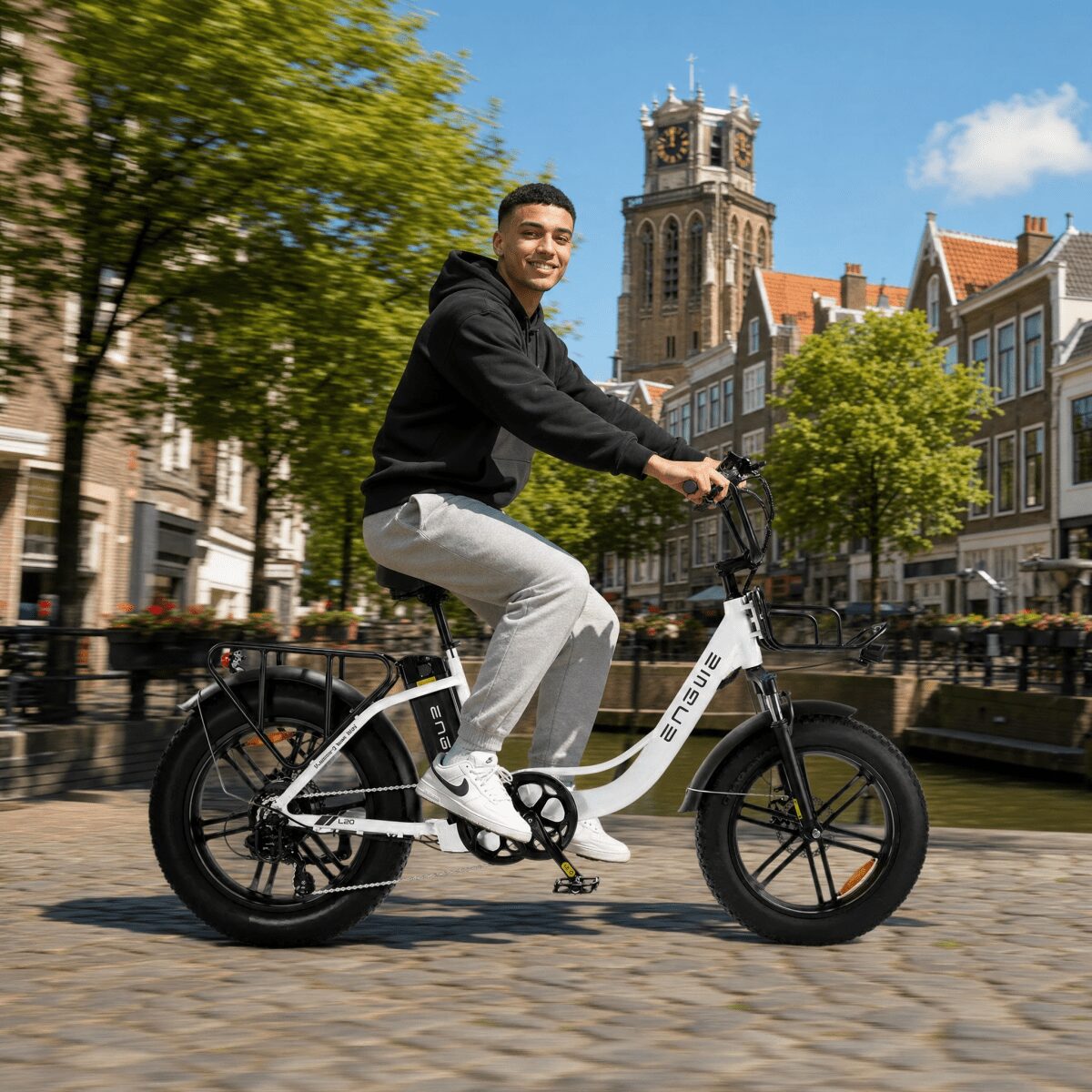 Engwe L20 Fatbike Wit - Voordeelscooters.nl