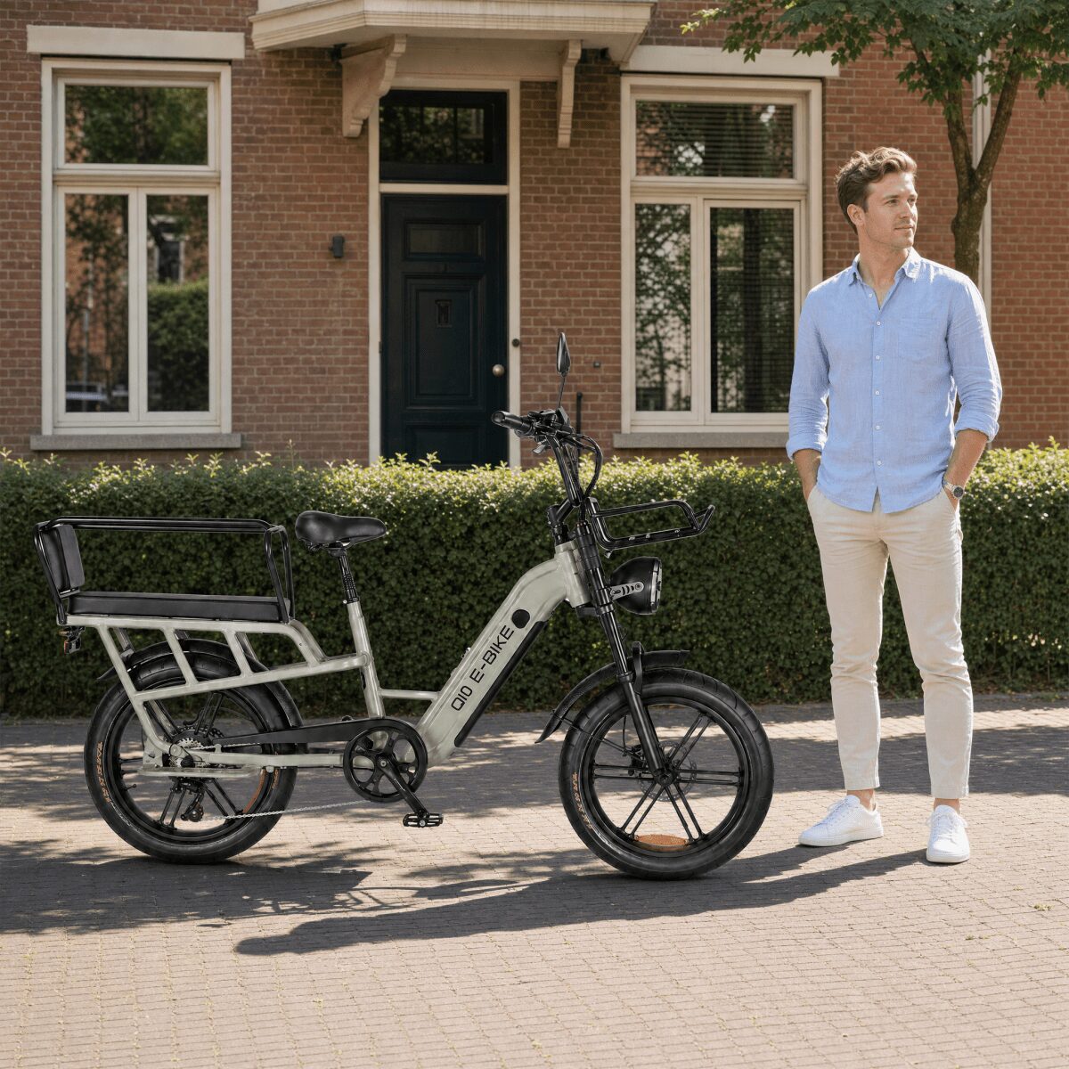 Ouxi Q10 Longtail - Zwart - Voordeelscooters.nl