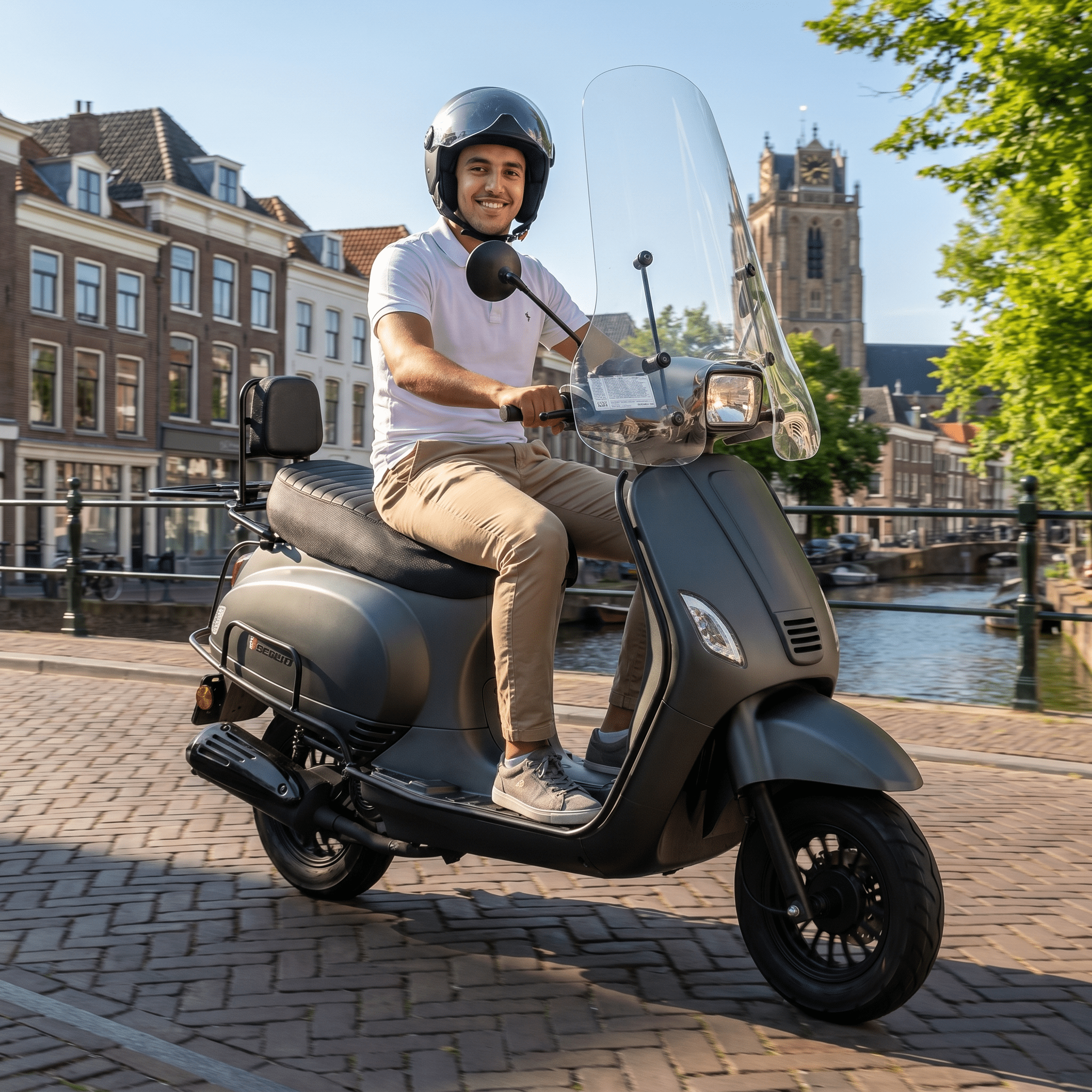 Senzo RivaLux S Special Matgroen - Voordeelscooters.nl