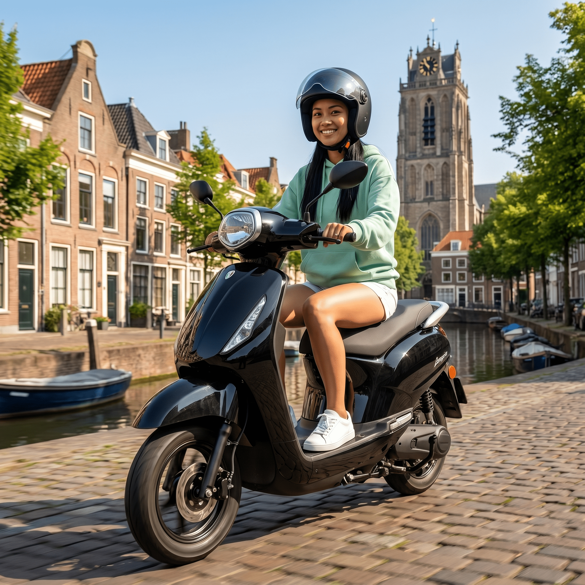 Senzo Ravello Zwart - Voordeelscooters.nl