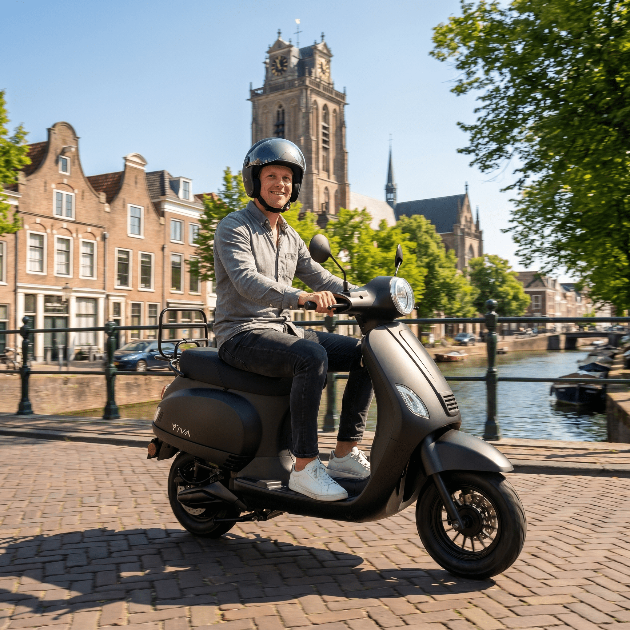 IVA Lux Electric 2.0 Matzwart - Voordeelscooters.nl