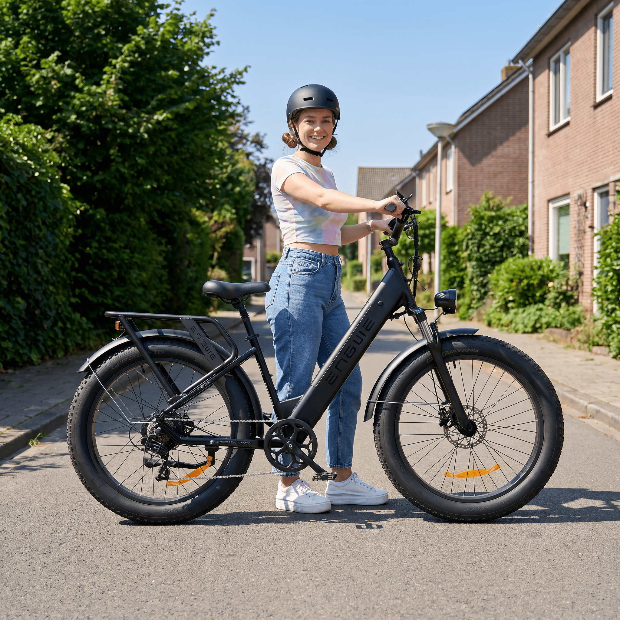 Engwe E26 Zwart Lage Instap - Voordeelscooters.nl