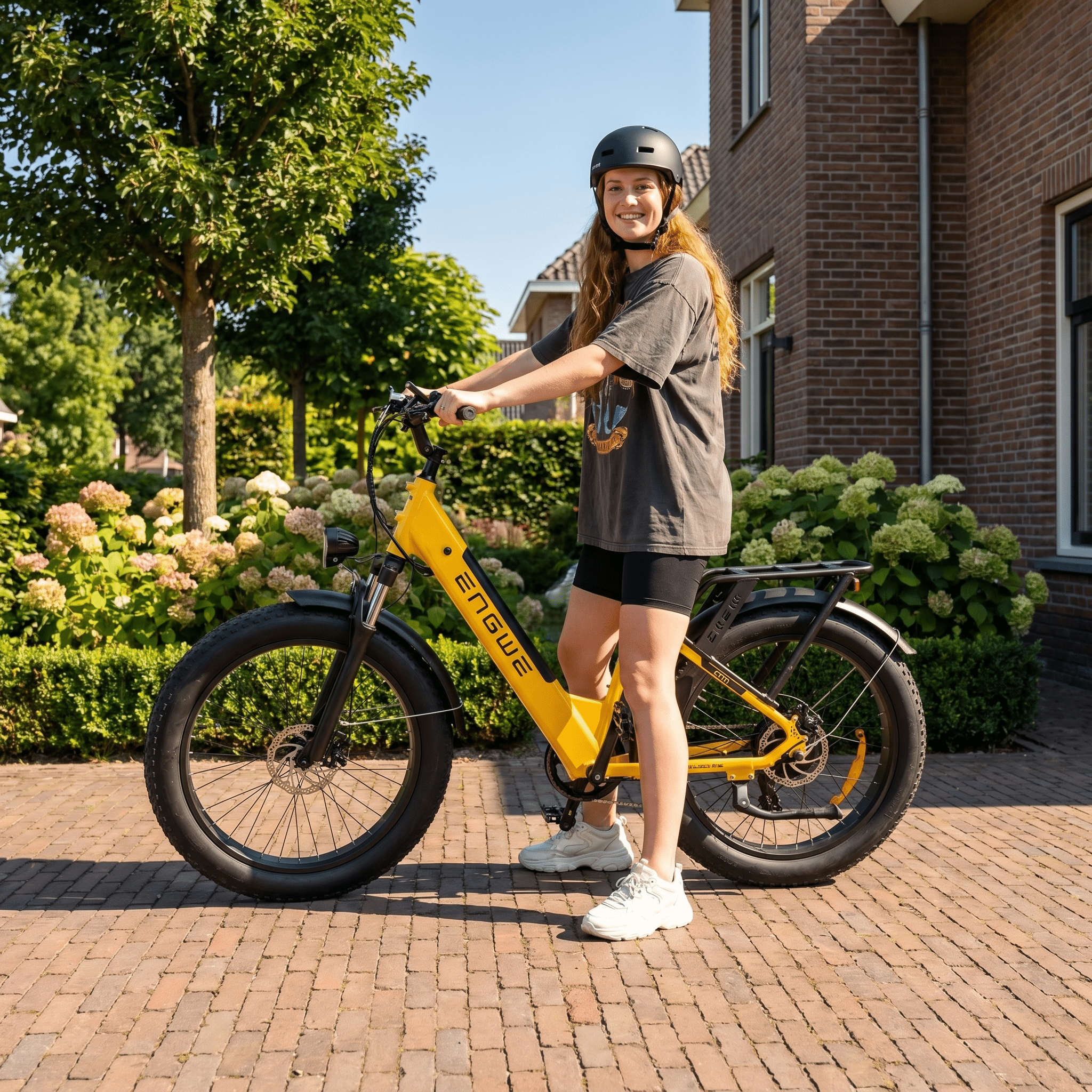 Engwe E26 Geel Lage Instap - Voordeelscooters.nl