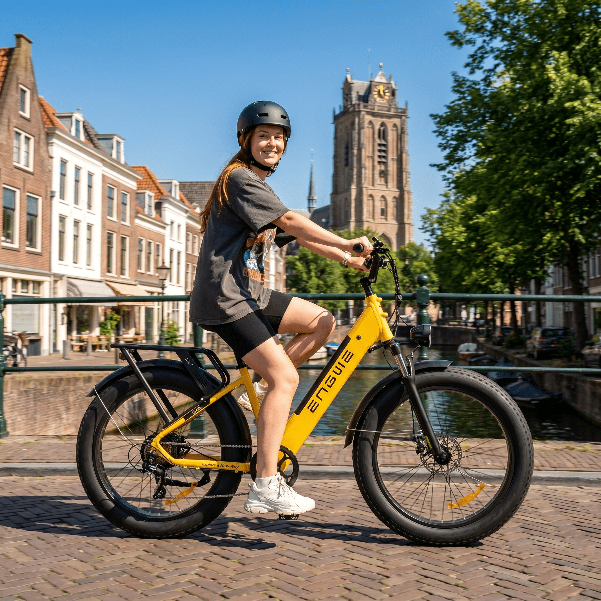 Engwe E26 Geel Lage Instap - Voordeelscooters.nl