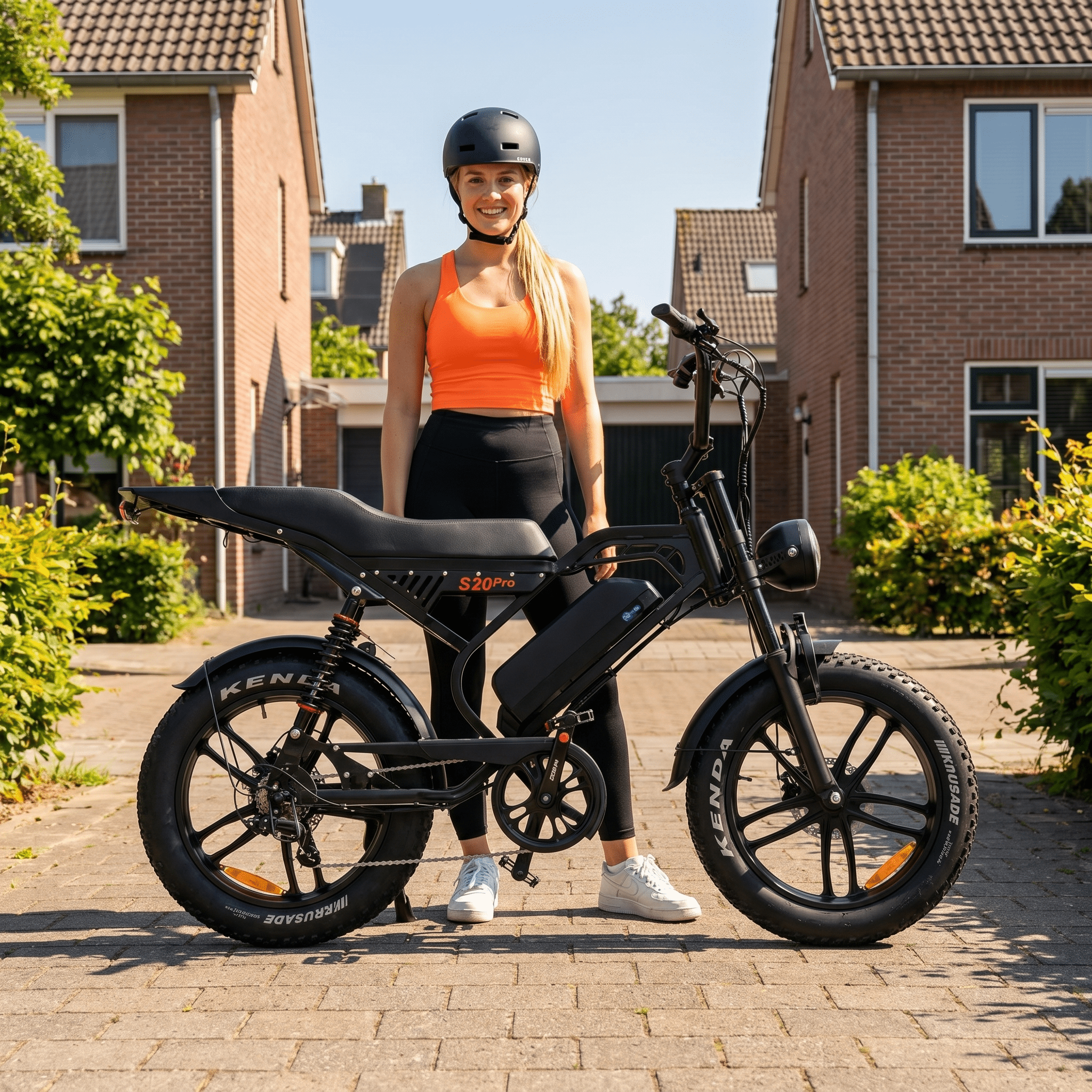 QM Wheels S20 Pro Zwart - 25 KM/H - Voordeelscooters.nl