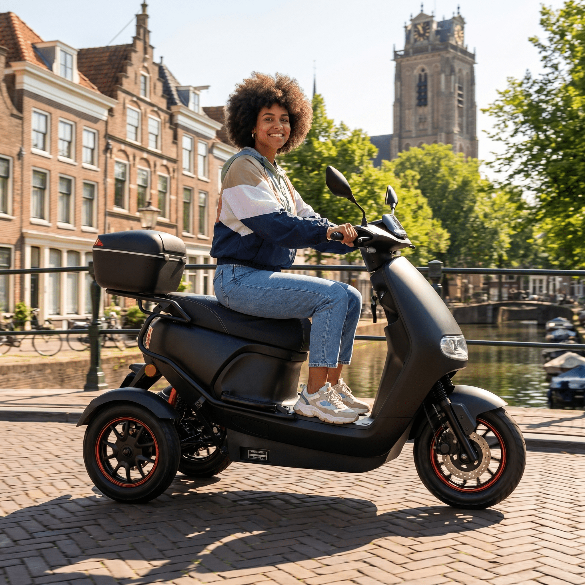 IVA TR3 2.0 Matzwart - Voordeelscooters.nl