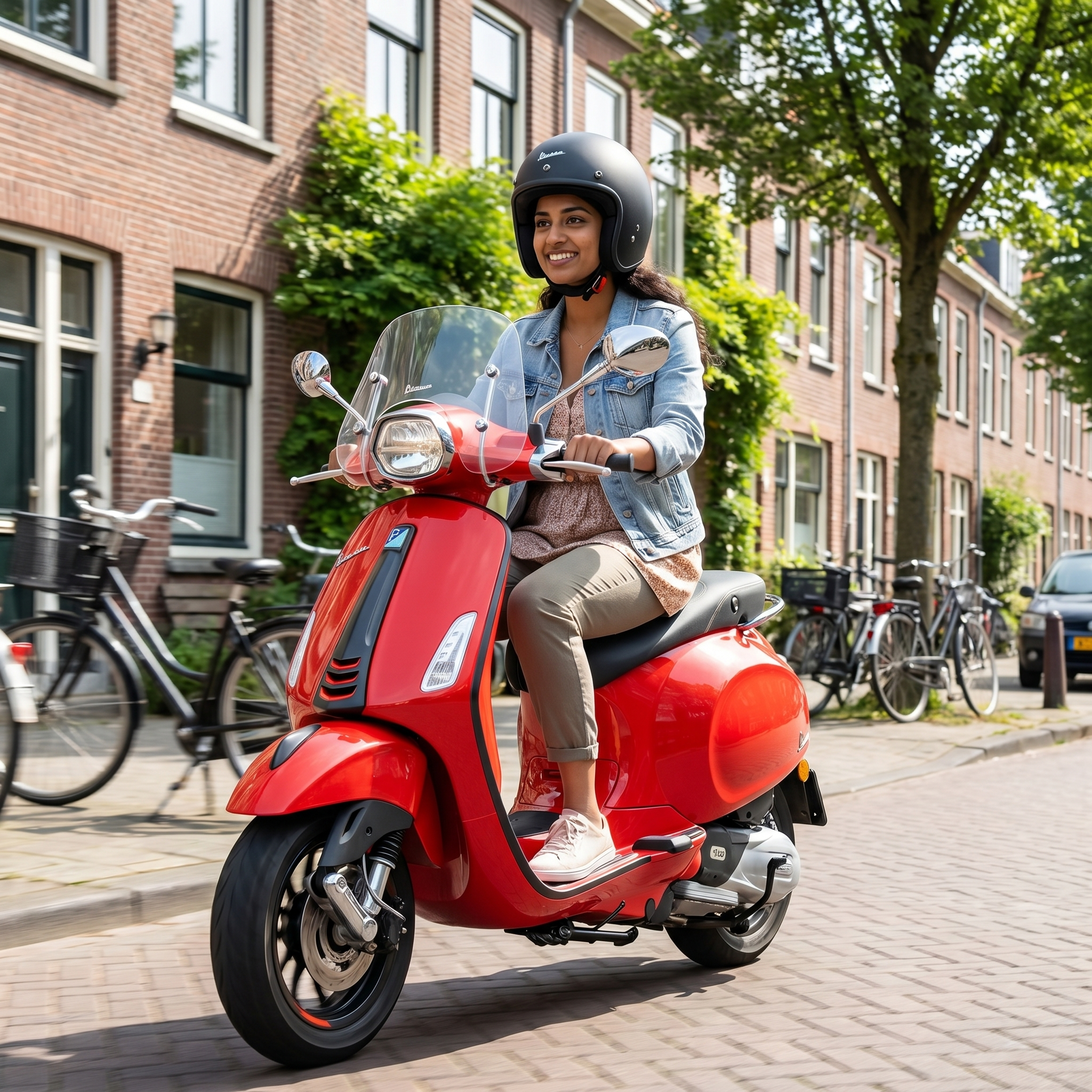 Vespa Sprint S Rood - Voordeelscooters.nl