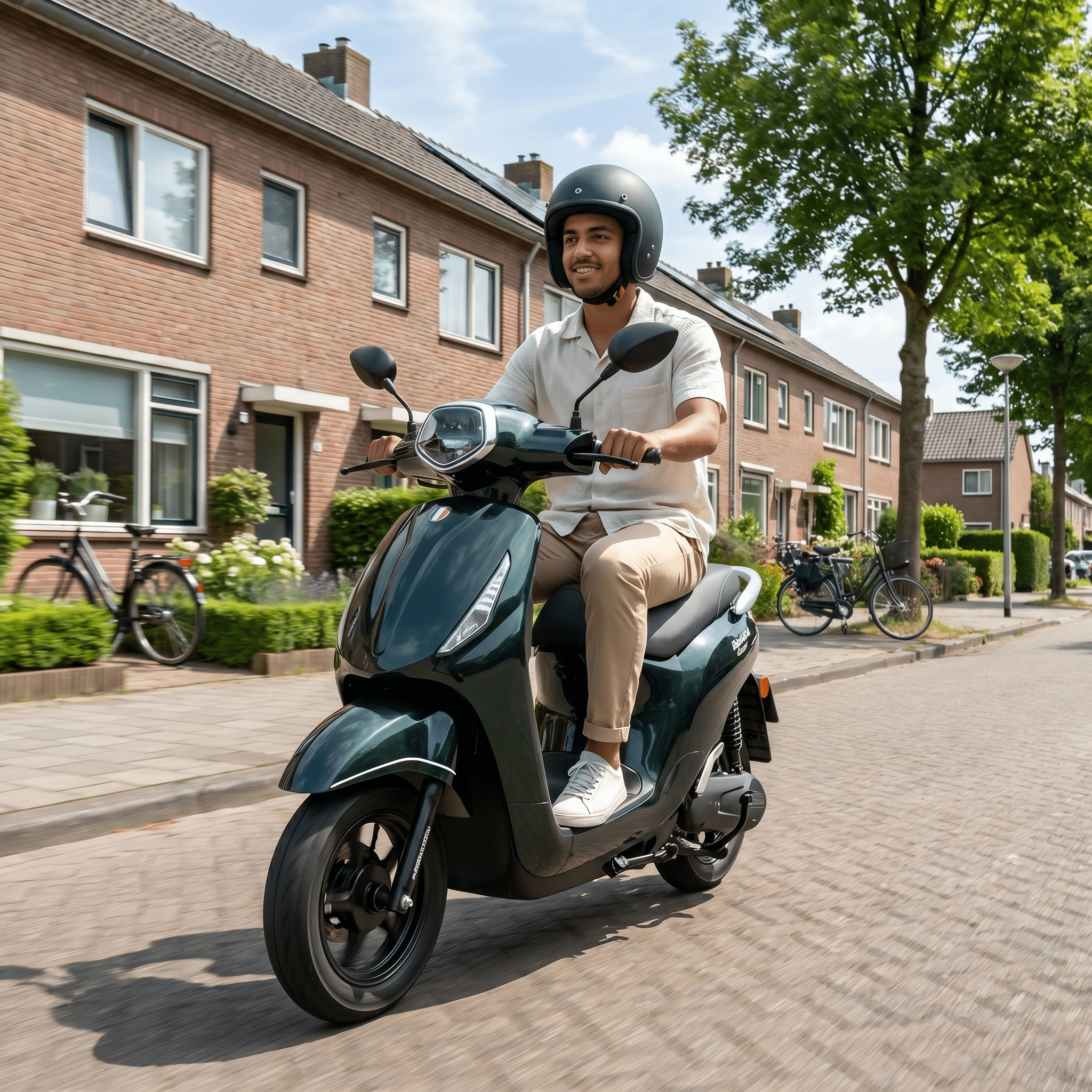 Senzo Ravello Mat Groen - Voordeelscooters.nl