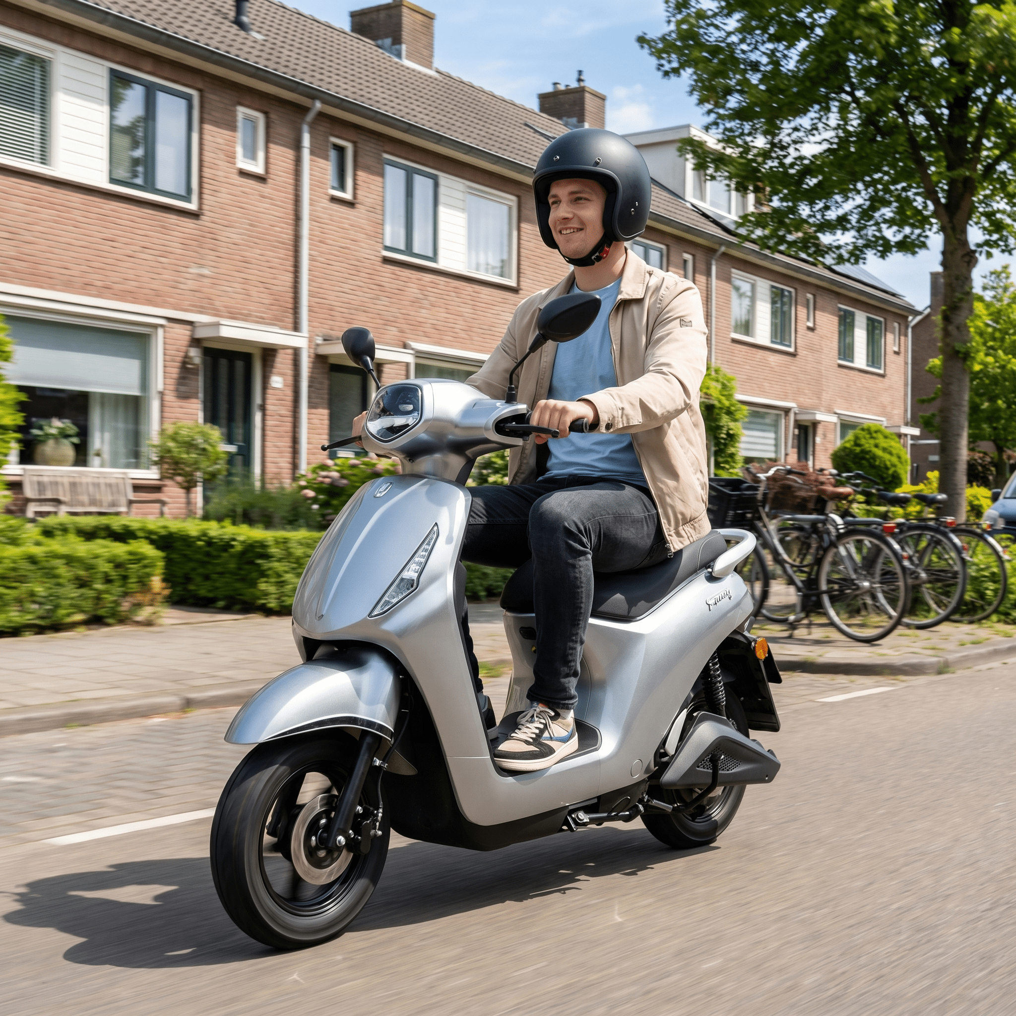 Senzo Ravello Zilver - Voordeelscooters.nl
