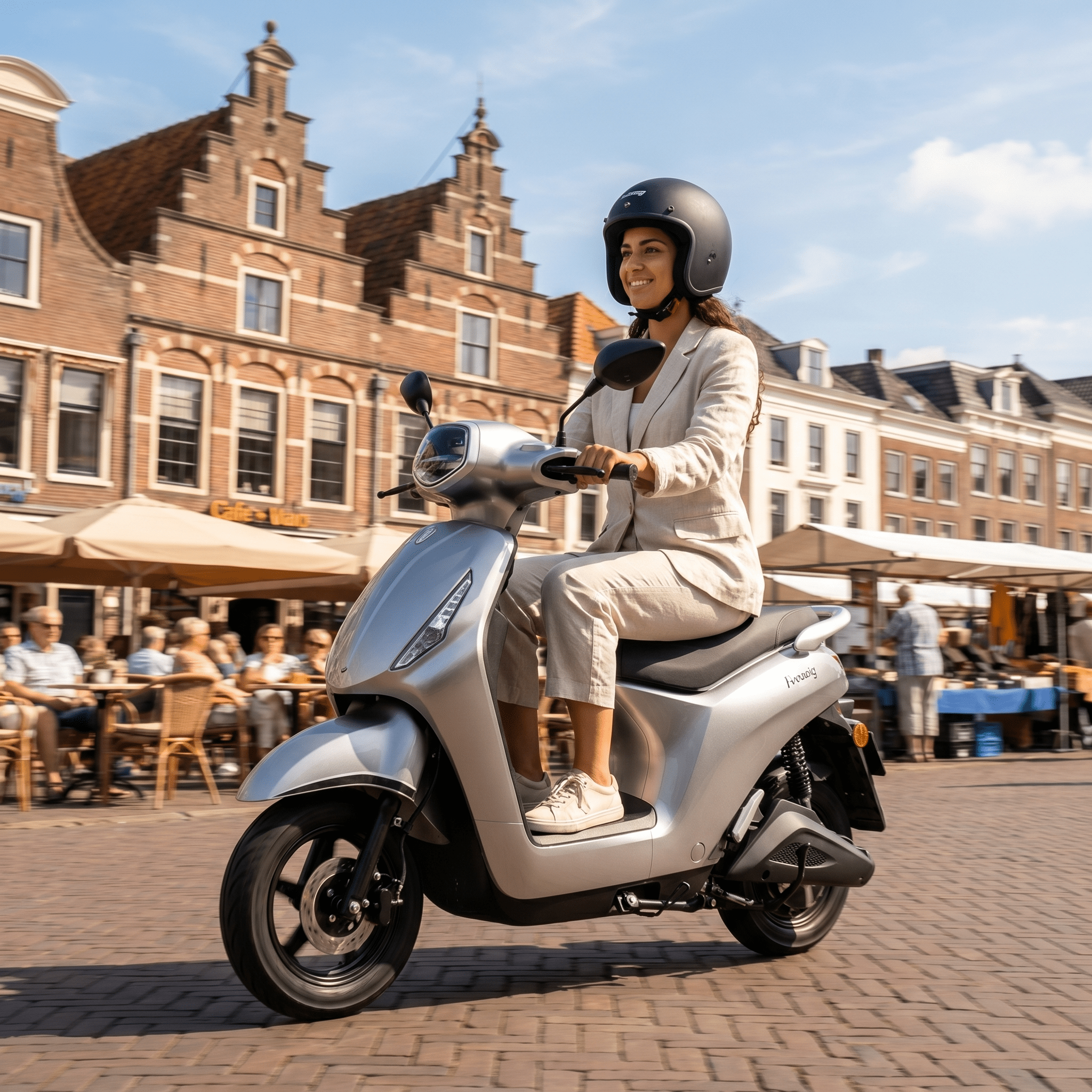 Senzo Ravello Zilver - Voordeelscooters.nl