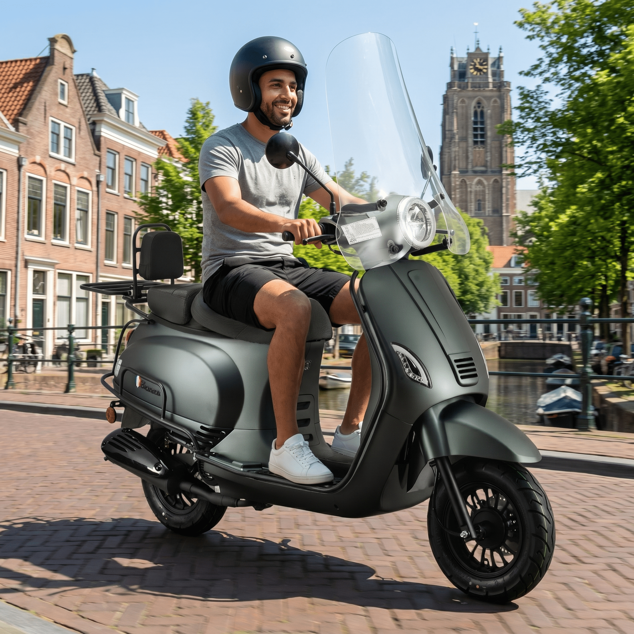 Senzo RivaLux Special Matgroen - Voordeelscooters.nl