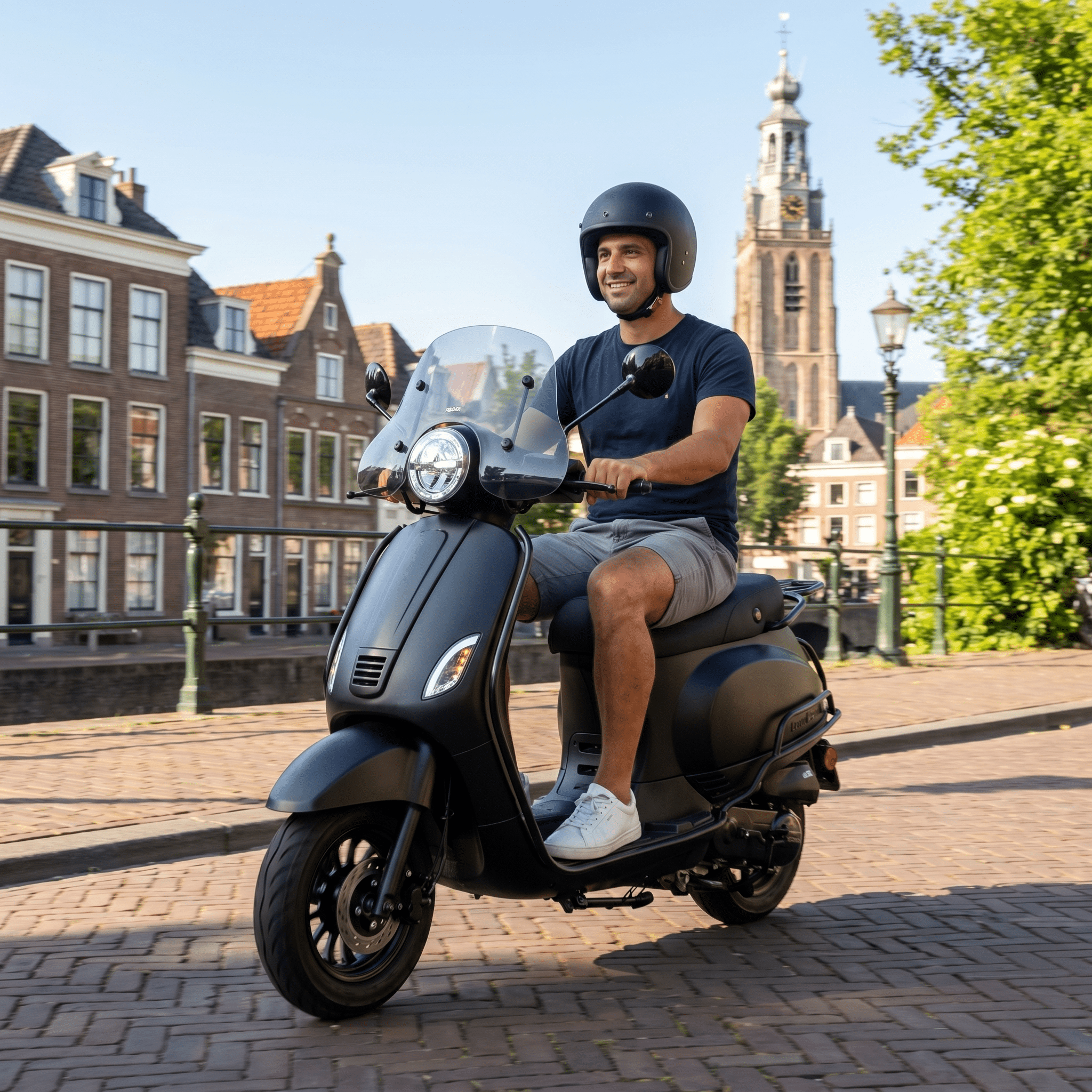 Senzo RivaLux Matzwart - Voordeelscooters.nl