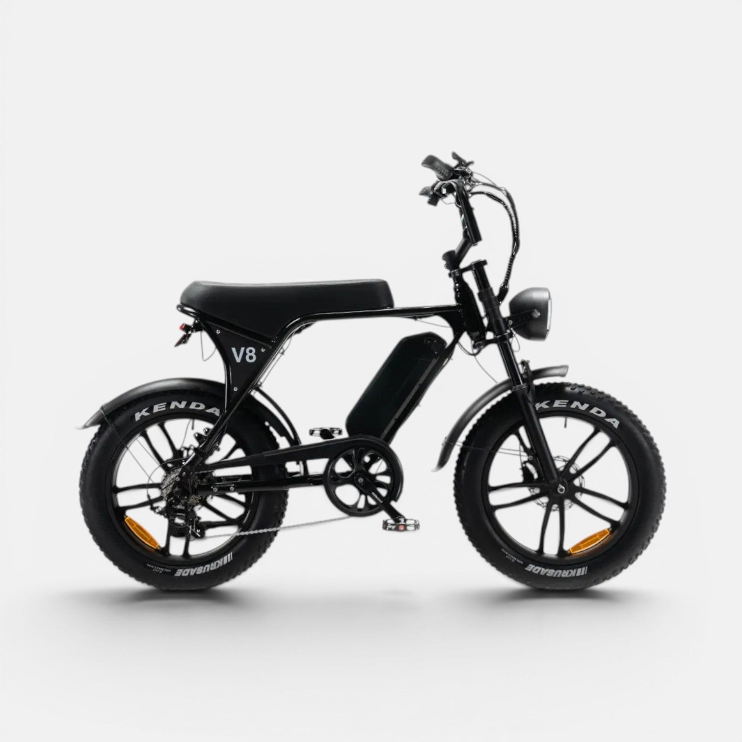 Ouxi V8/C80 Fatbike Zwart Hydraulische Remmen
