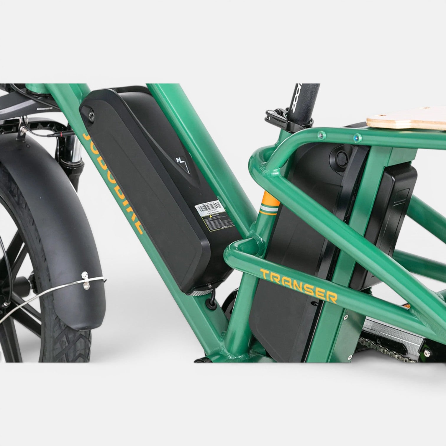 Jobobike Transer Longtail - Wit - Voordeelscooters.nl